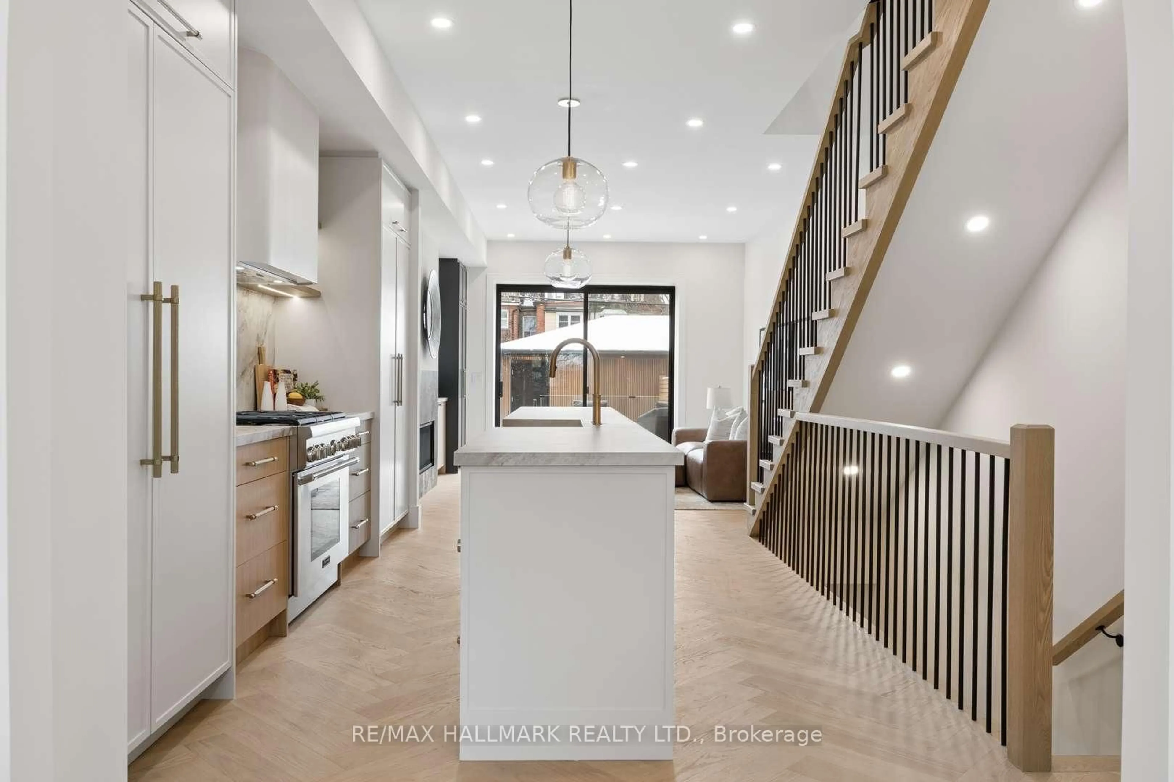 Open concept kitchen, unknown for 73A Garden Ave, Toronto Ontario M6R 1H8