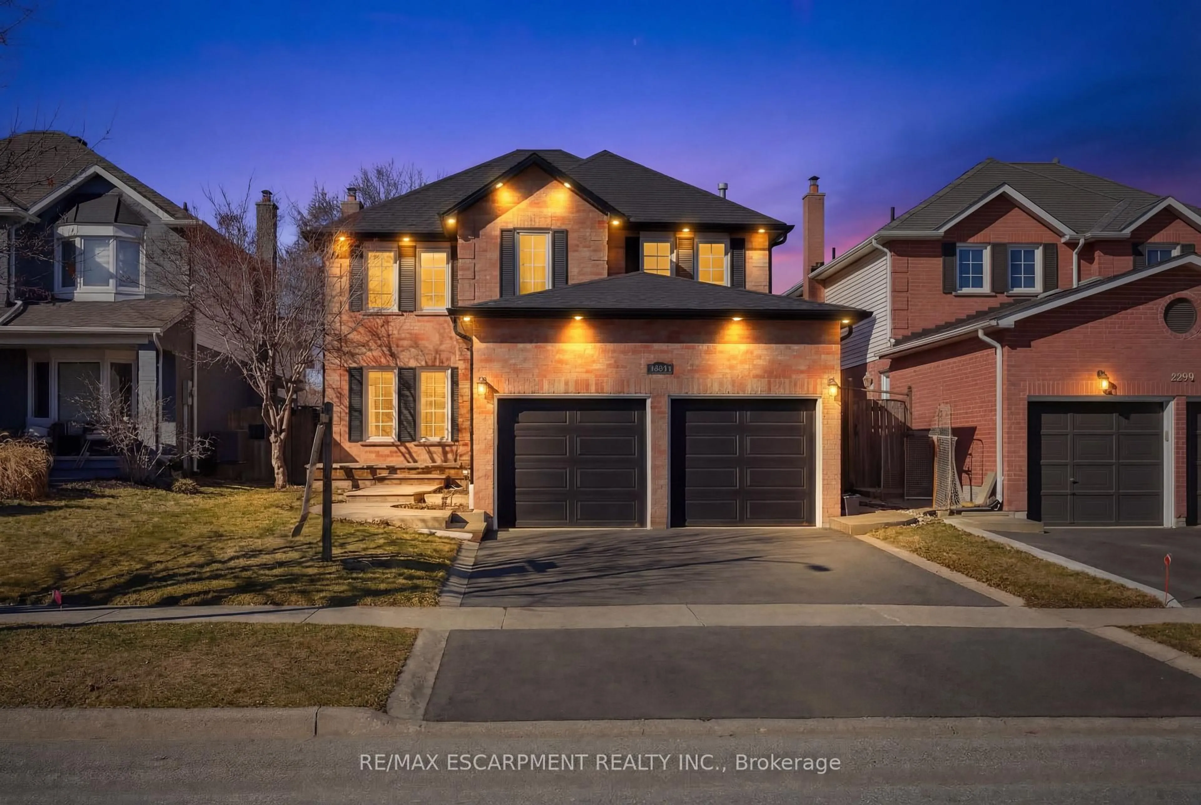 Home with brick exterior material, street for 2443 NEWPORT St, Burlington Ontario L7M 3Y1