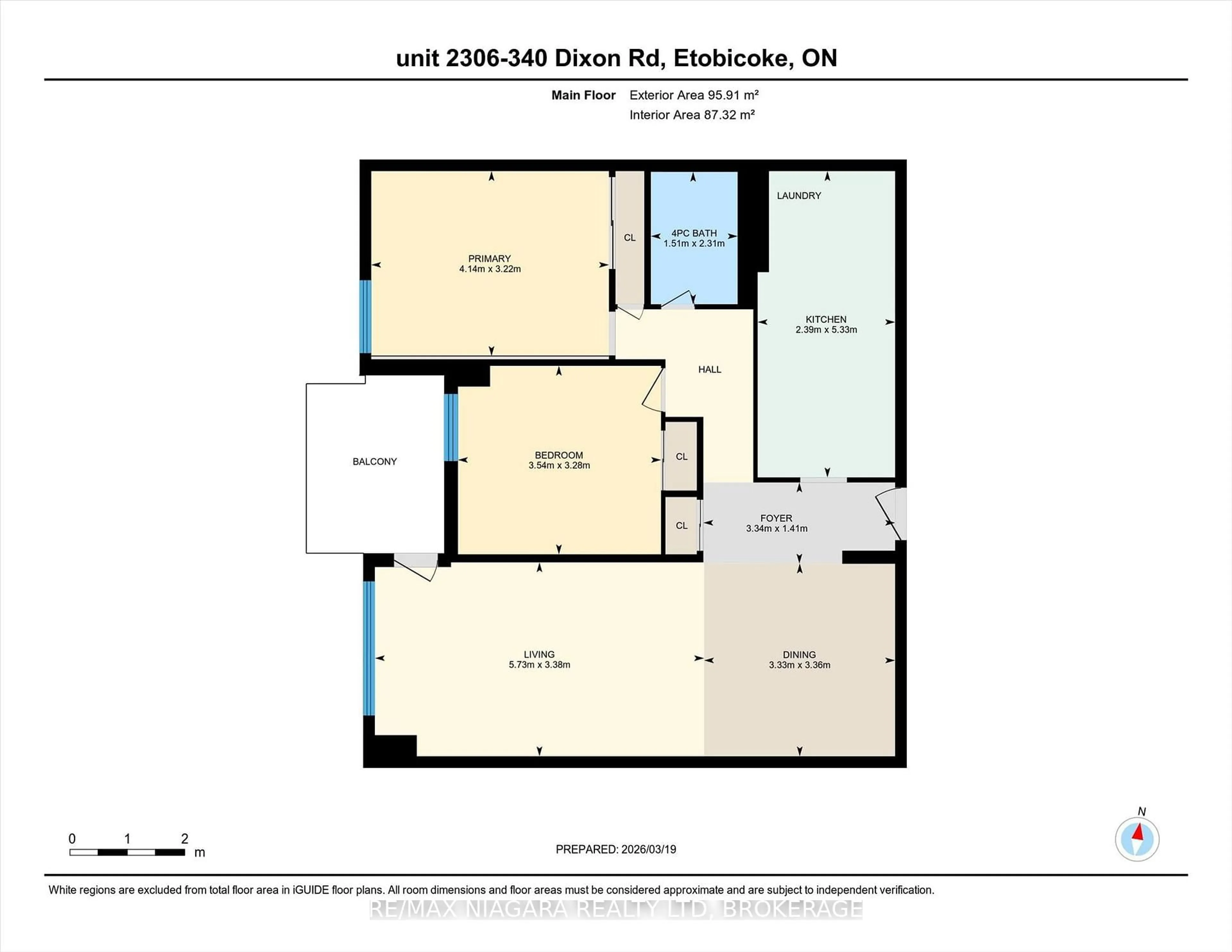 Floor plan for 340 Dixon Rd #2306, Toronto Ontario M9R 1T1