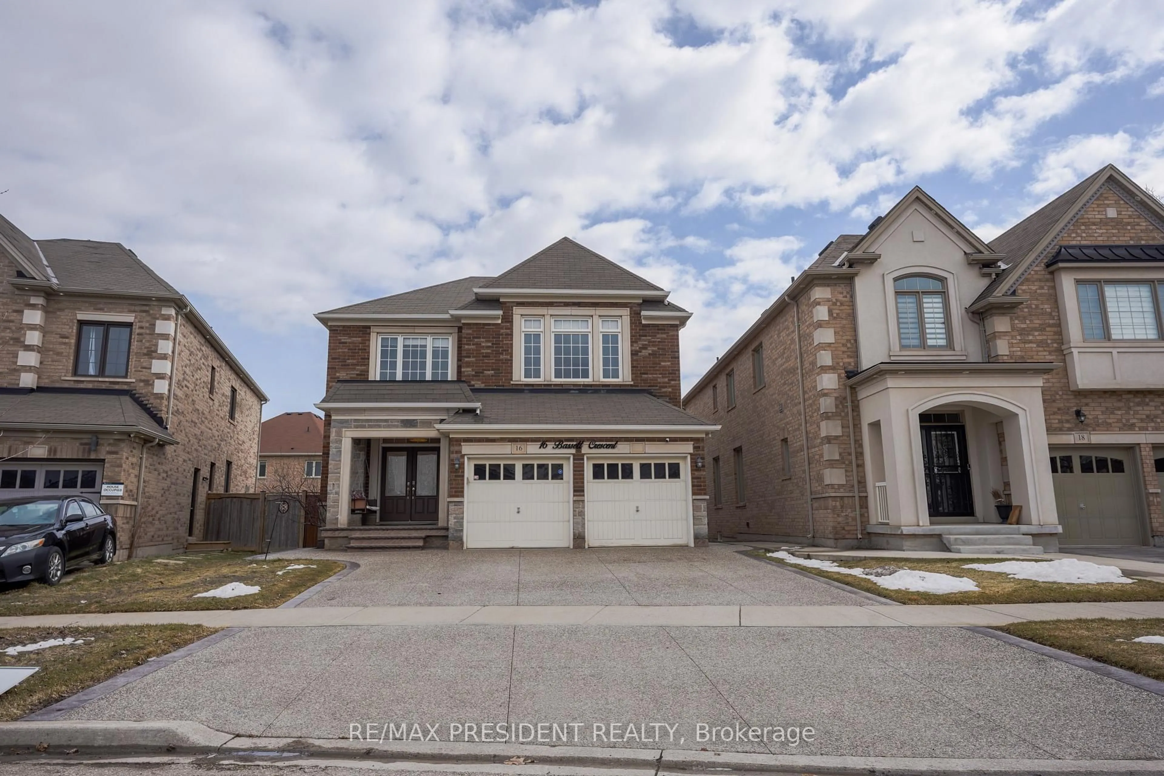 Home with brick exterior material, street for 16 Bassett Cres, Brampton Ontario L6X 5G2