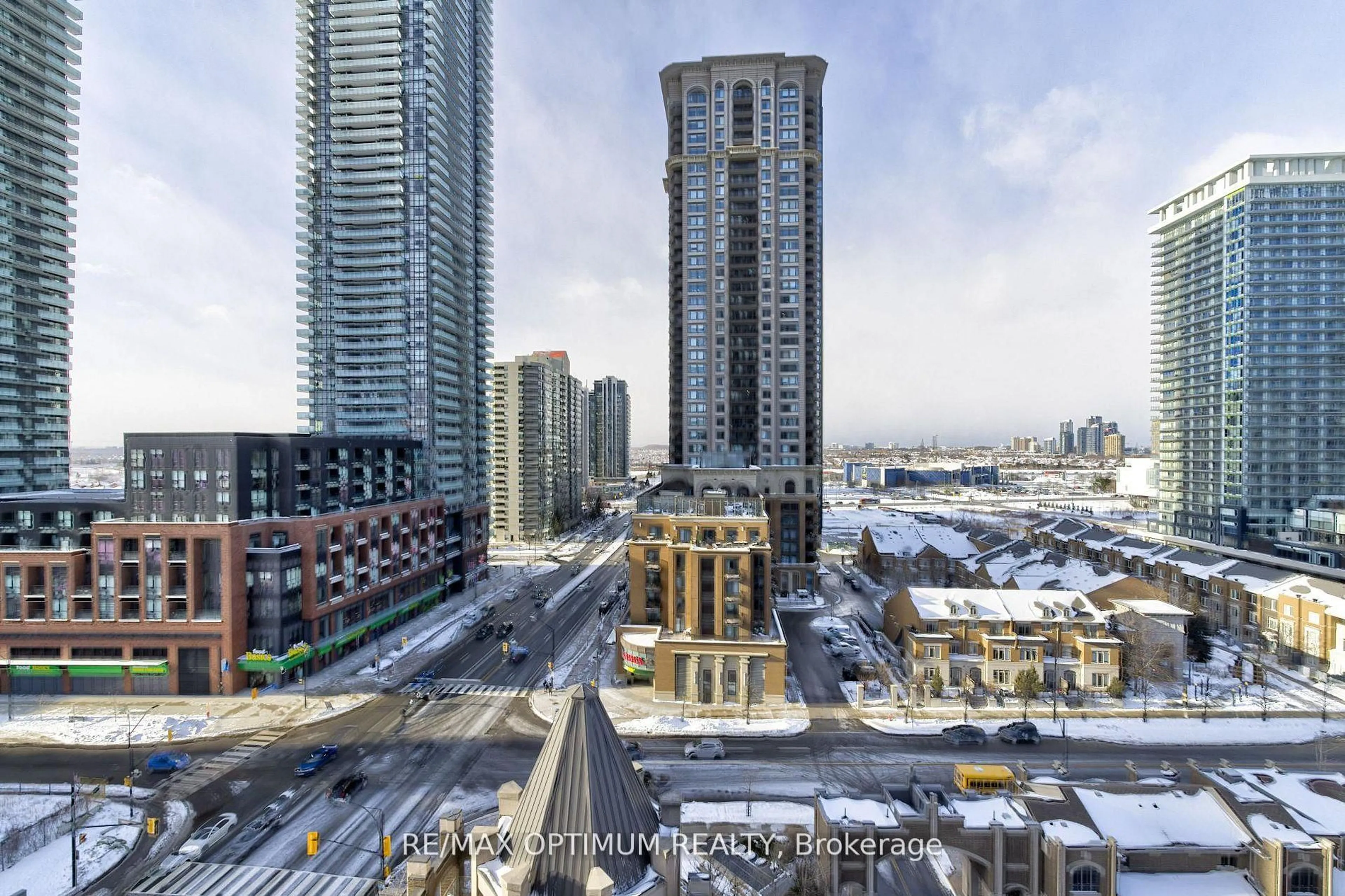 A pic from outside/outdoor area/front of a property/back of a property/a pic from drone, city buildings view from balcony for 388 Prince Of Wales Dr #1104, Mississauga Ontario L5B 0A1