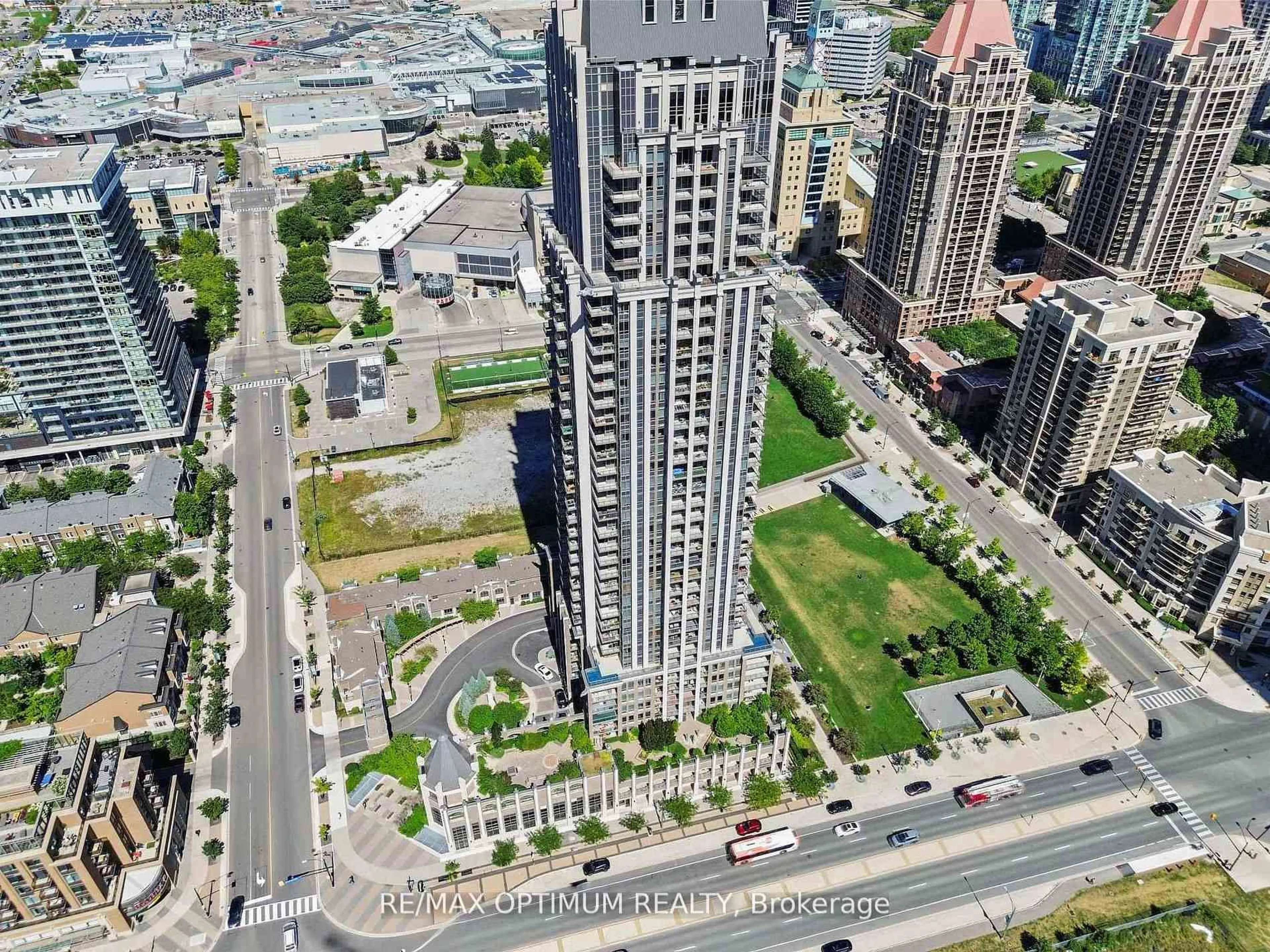 A pic from outside/outdoor area/front of a property/back of a property/a pic from drone, city buildings view from balcony for 388 Prince Of Wales Dr #1104, Mississauga Ontario L5B 0A1