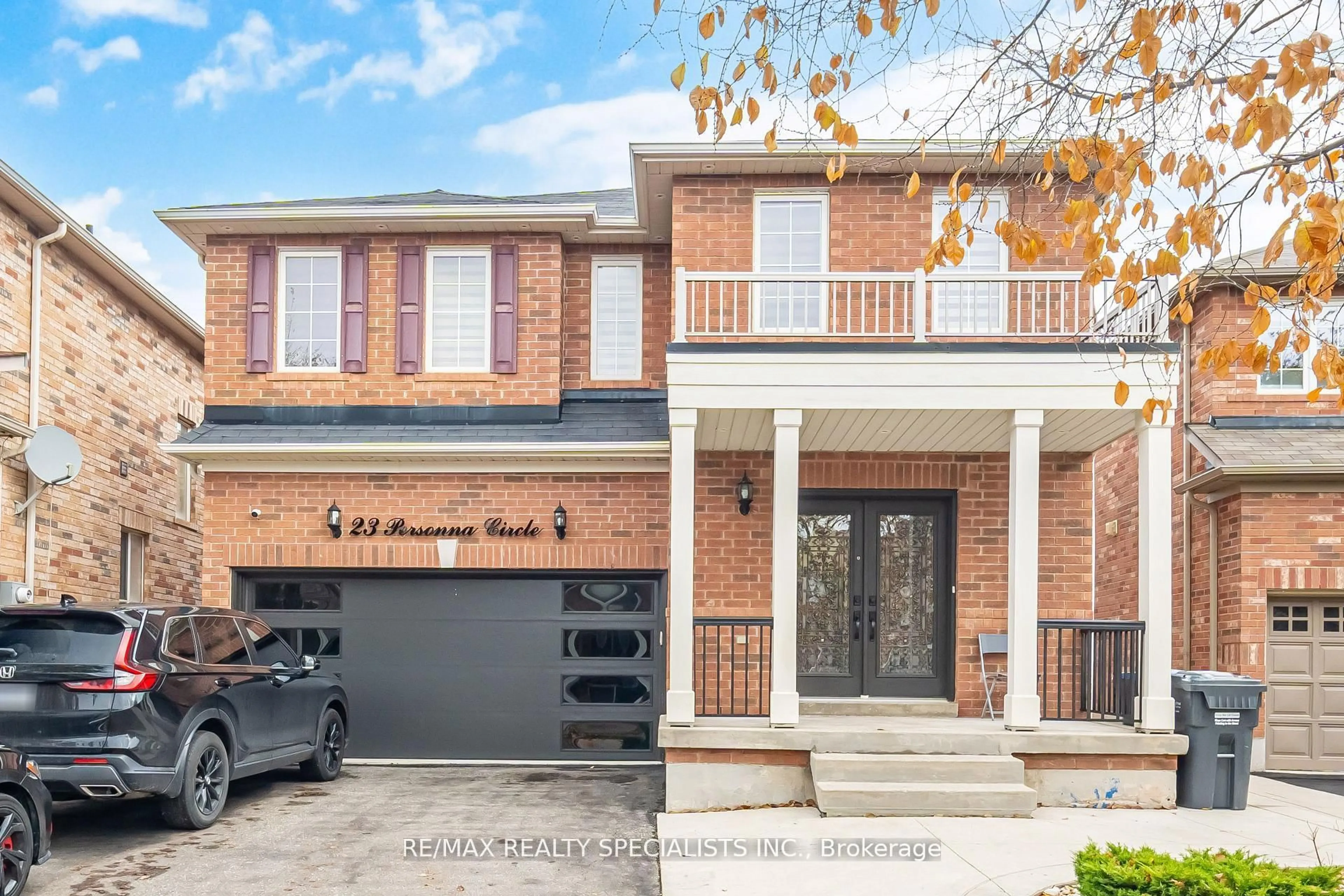 Home with brick exterior material, street for 23 Personna Circ, Brampton Ontario L6X 0P1