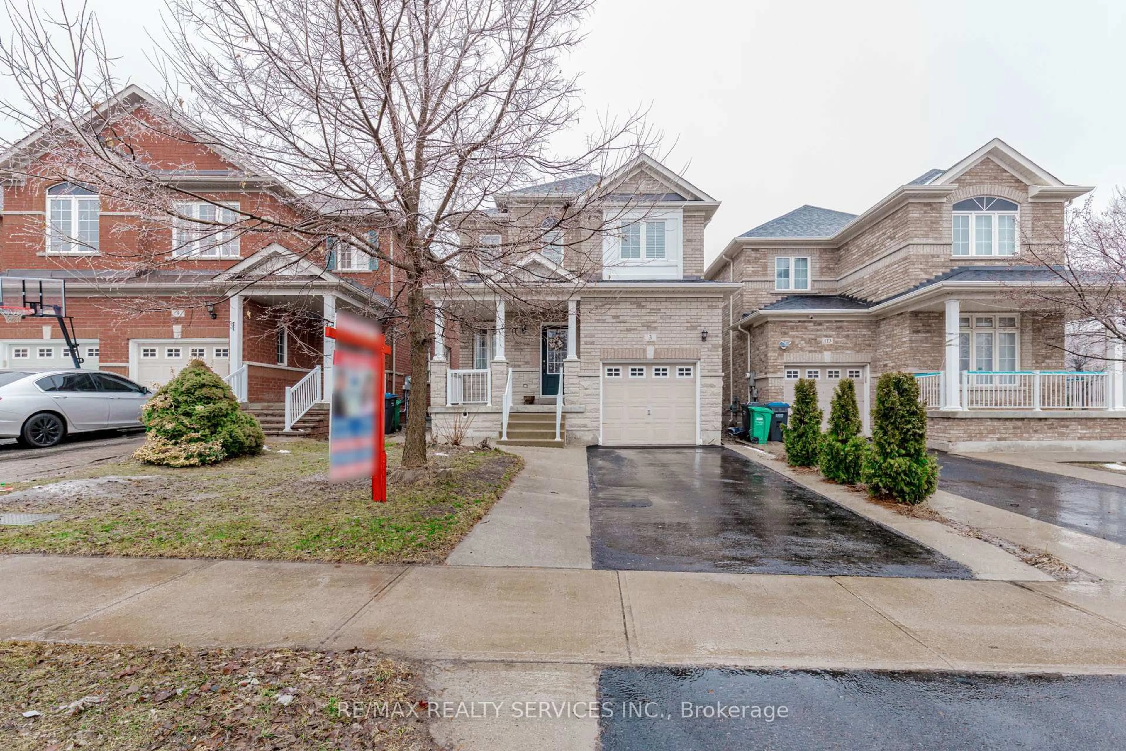 Home with brick exterior material, street for 3 Rainy Dale Rd, Brampton Ontario L6V 4S7