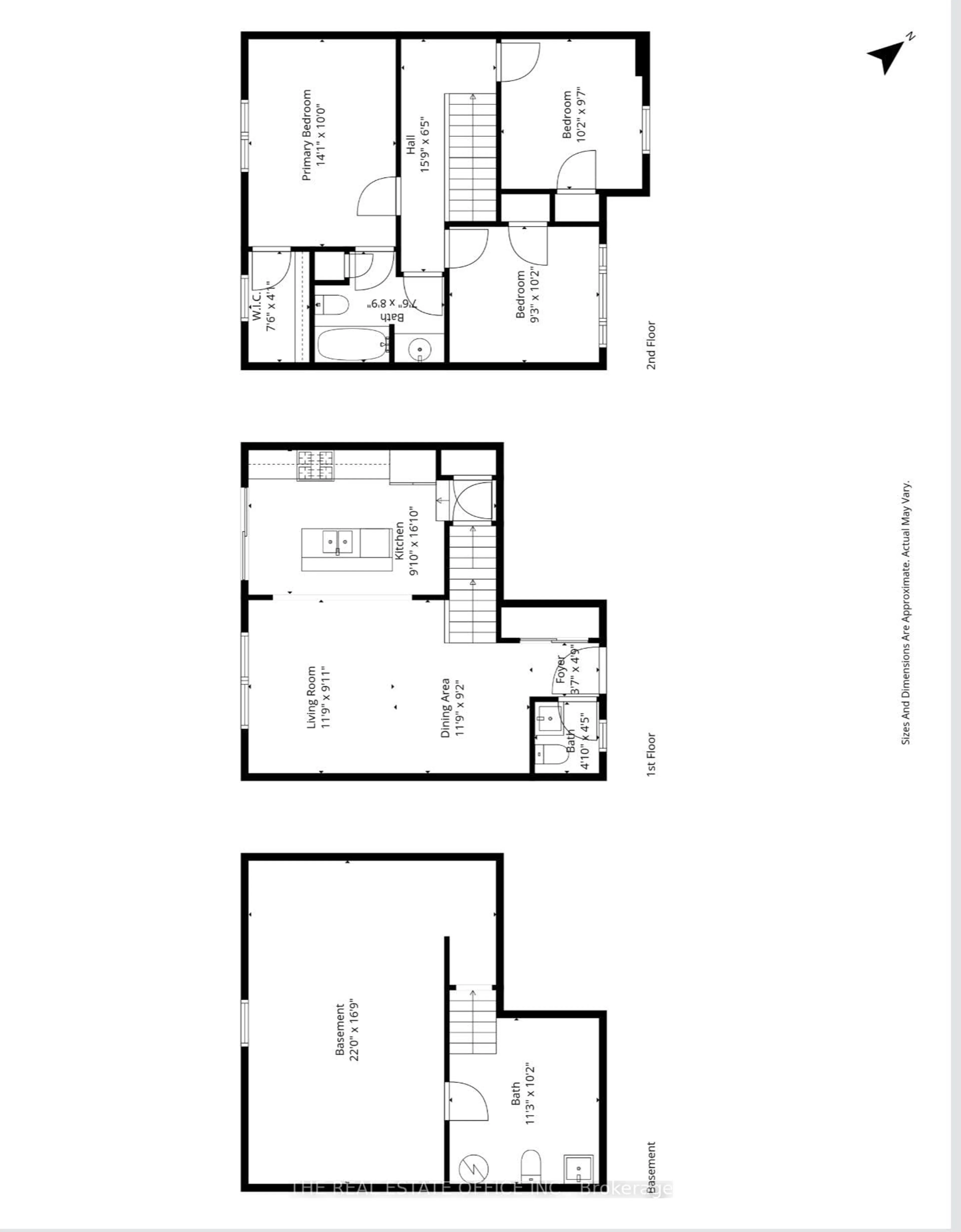 Floor plan for 344 Prosser Circ, Milton Ontario L9T 0P5