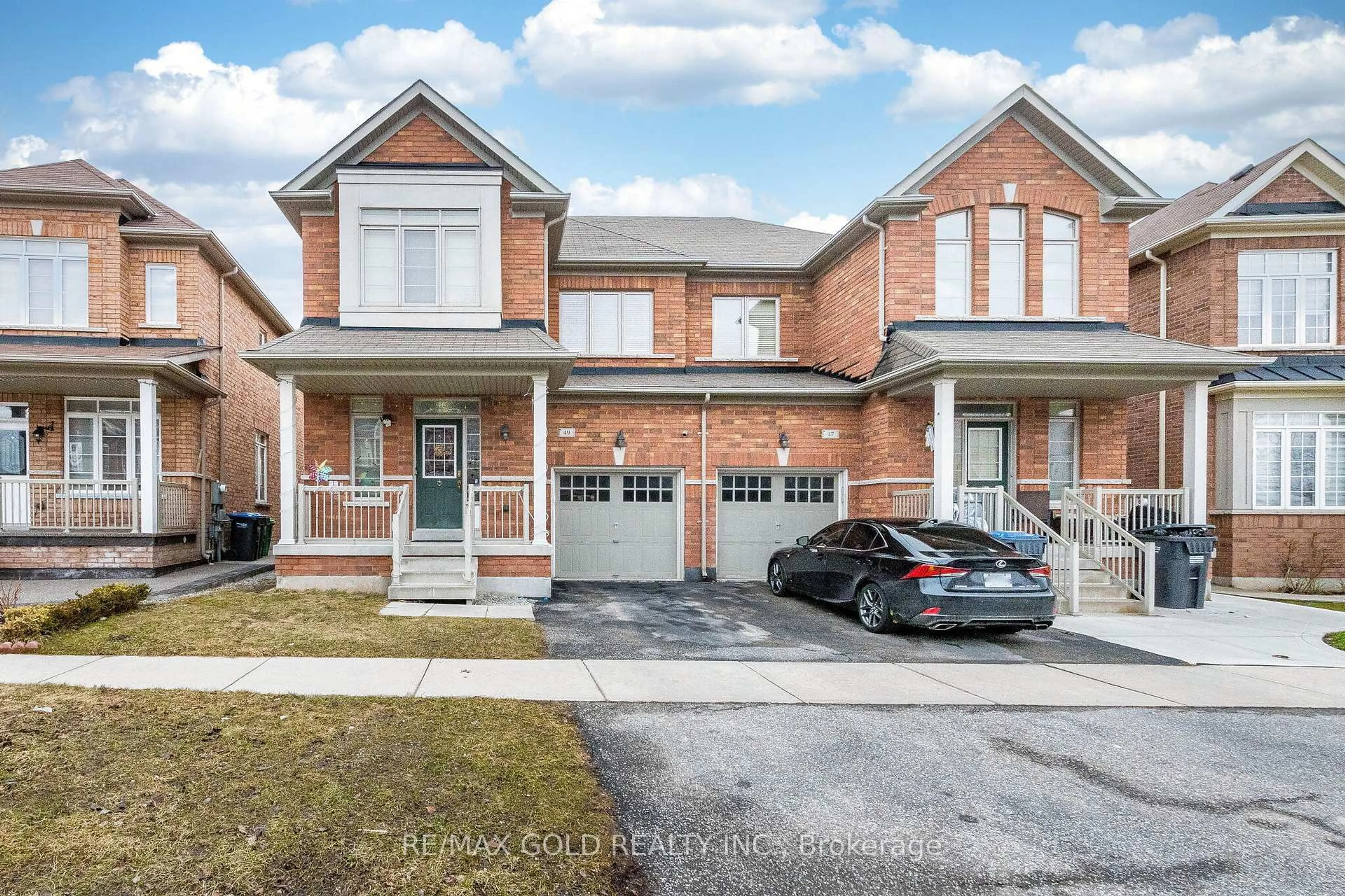 Home with brick exterior material, street for 49 Baby Pointe Tr, Brampton Ontario L7A 0W3