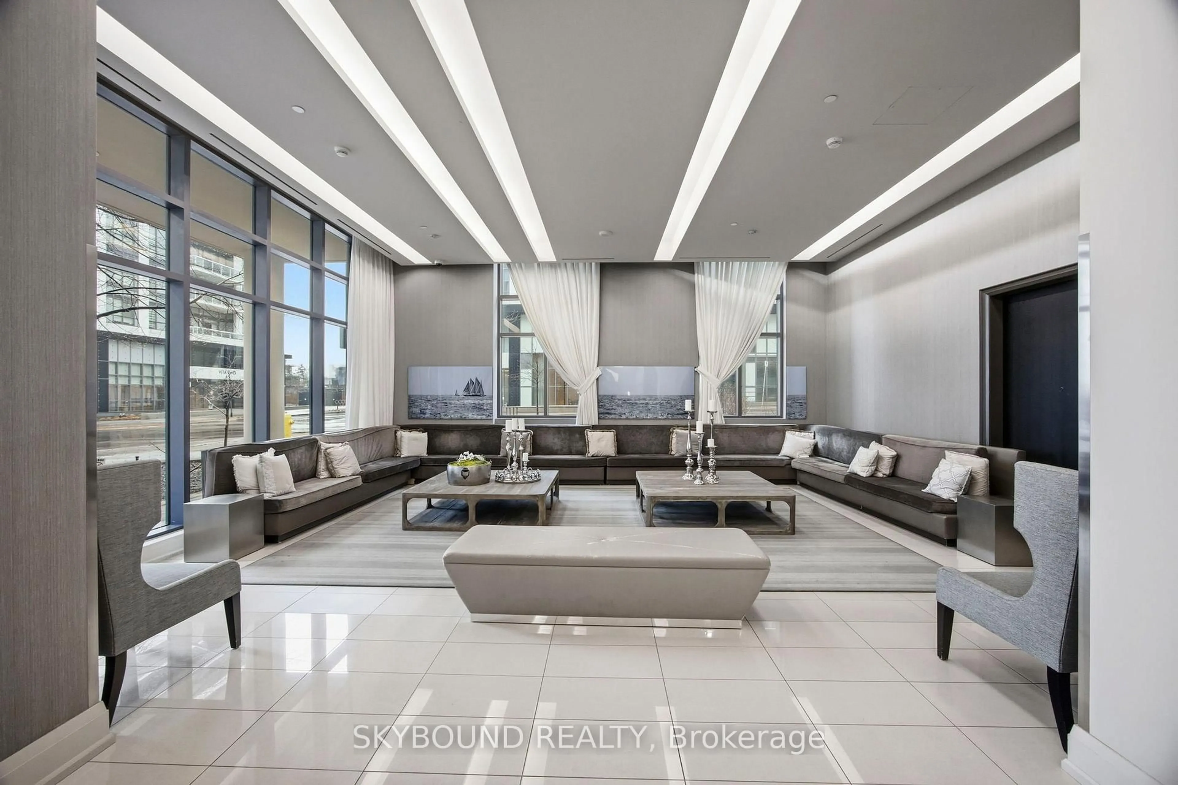 Lobby for 60 Annie Craig Dr #B714, Toronto Ontario M8V 0C5