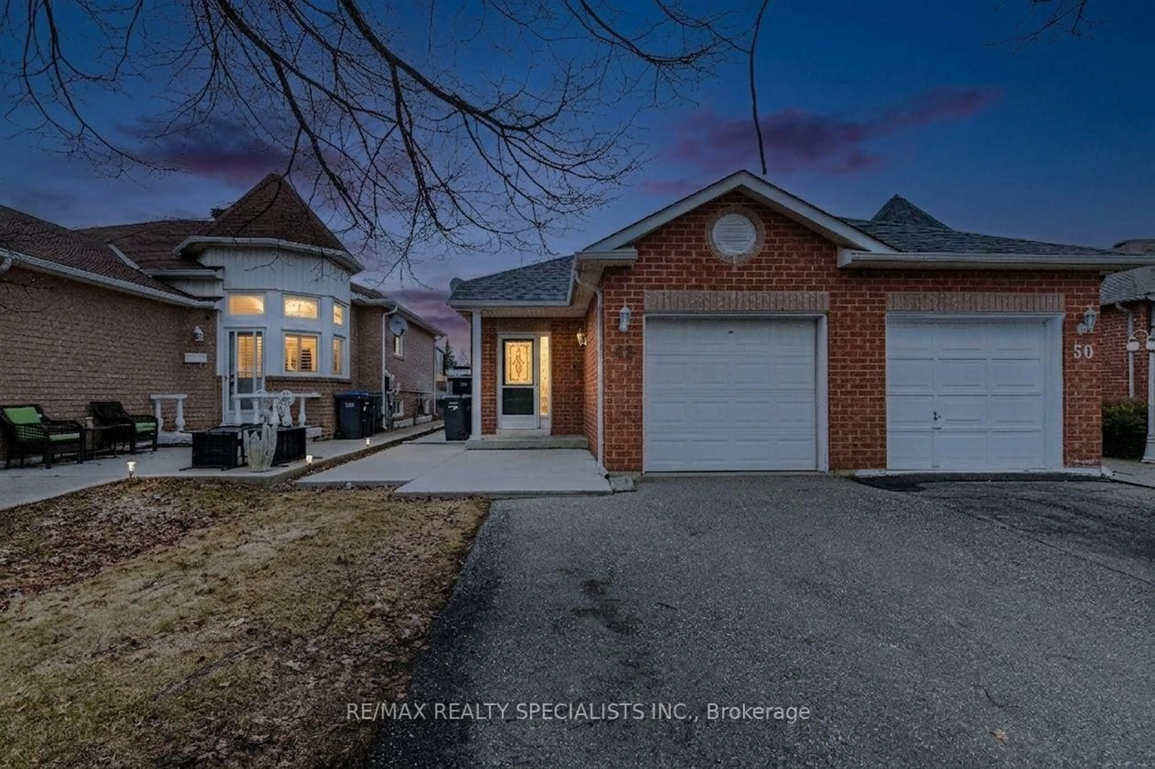Home with brick exterior material, street for 48 Saddletree Tr, Brampton Ontario L6X 4M7