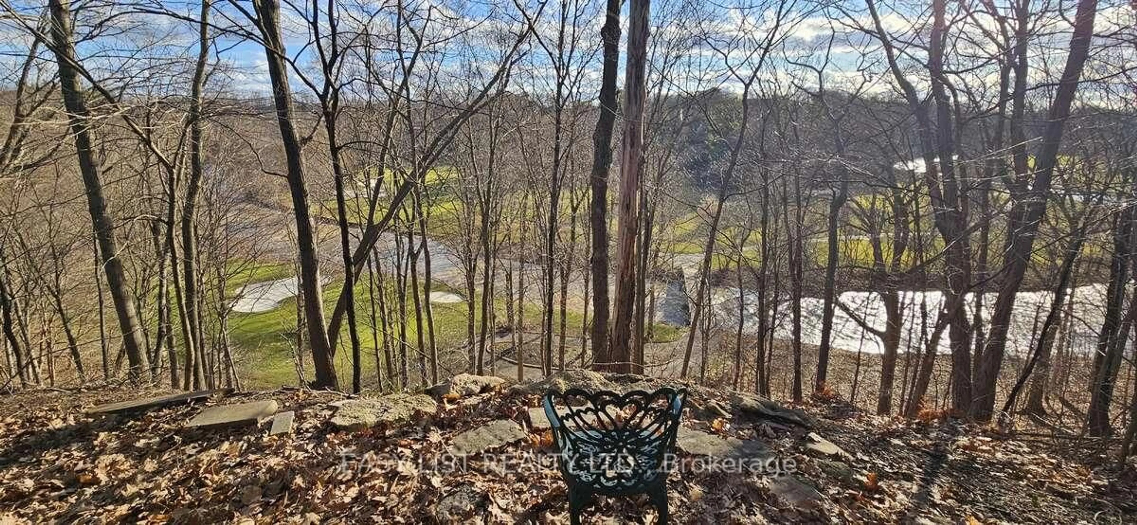 A pic from outside/outdoor area/front of a property/back of a property/a pic from drone, forest/trees view for 1320 Odessa Cres, Oakville Ontario L6H 1R8