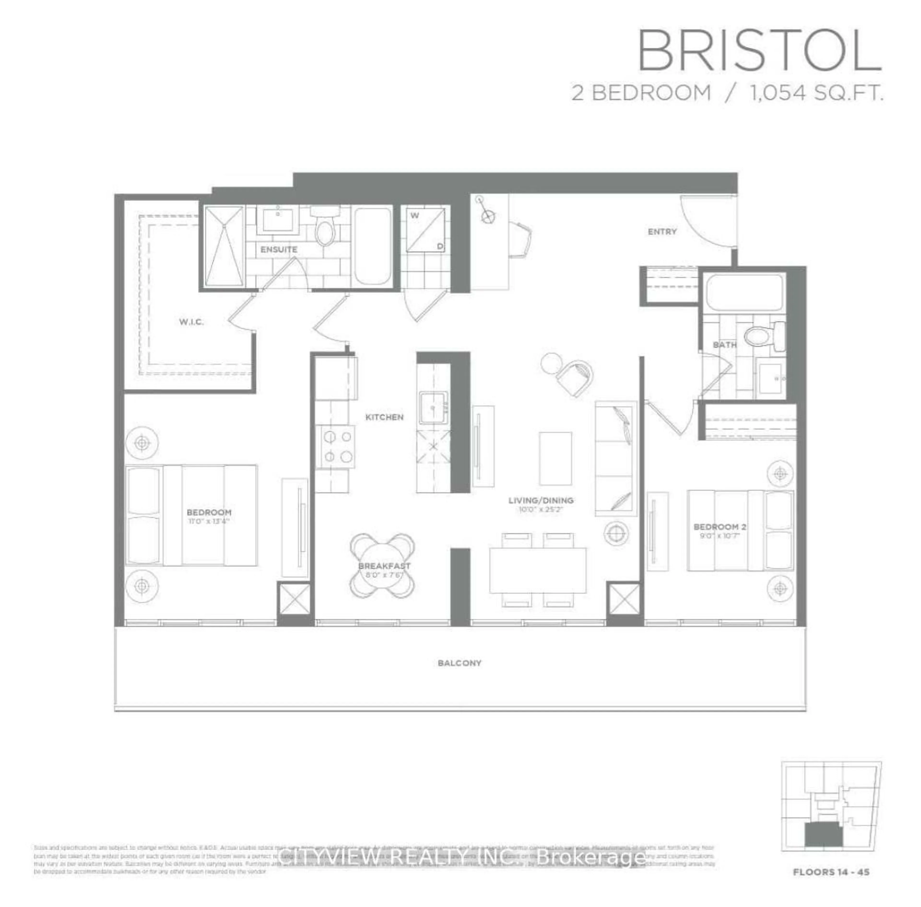 Floor plan for 20 Shore Breeze Dr #4510, Toronto Ontario M8V 1A1