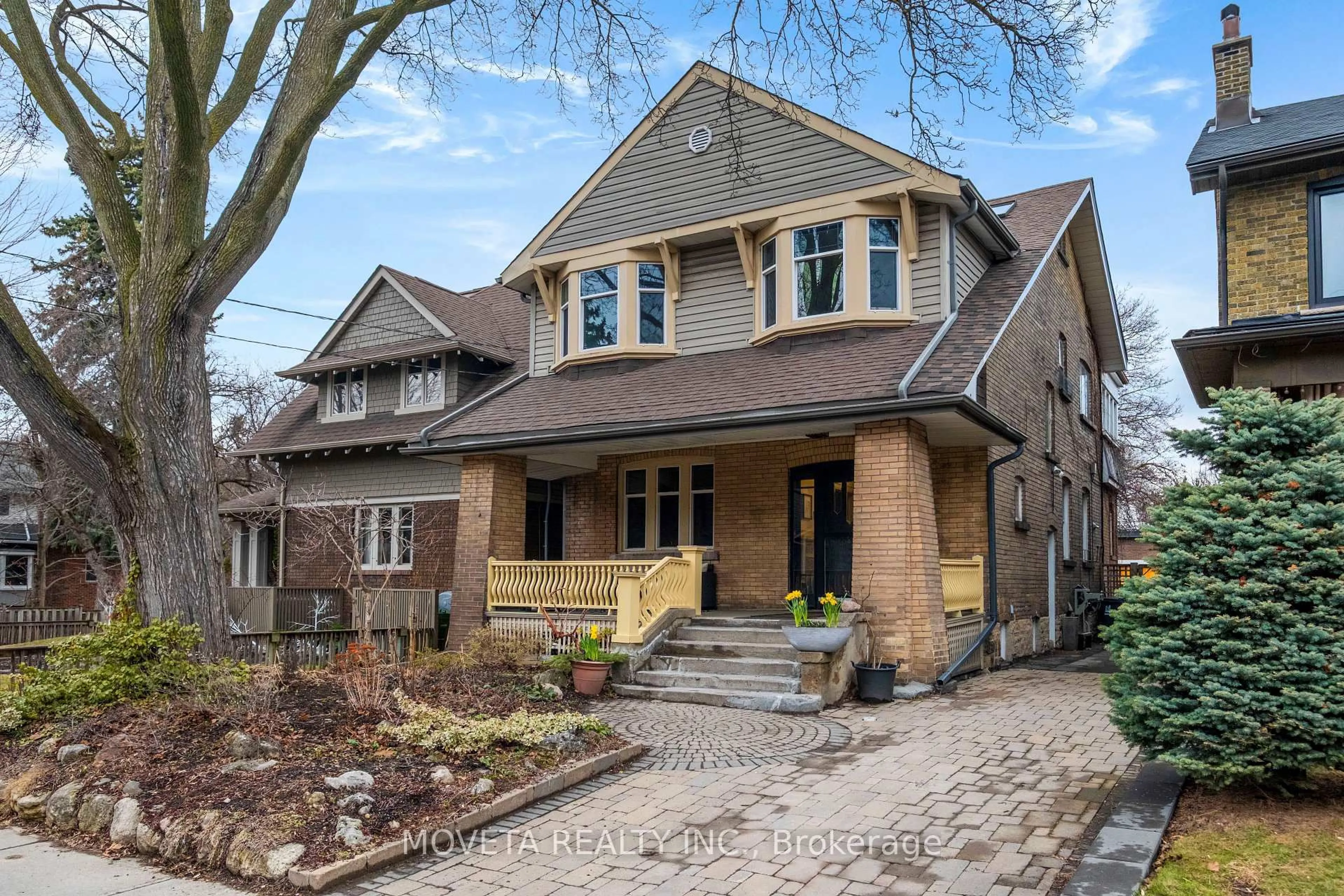 Home with brick exterior material, street for 25 Glenholme Ave, Toronto Ontario M6H 3A8