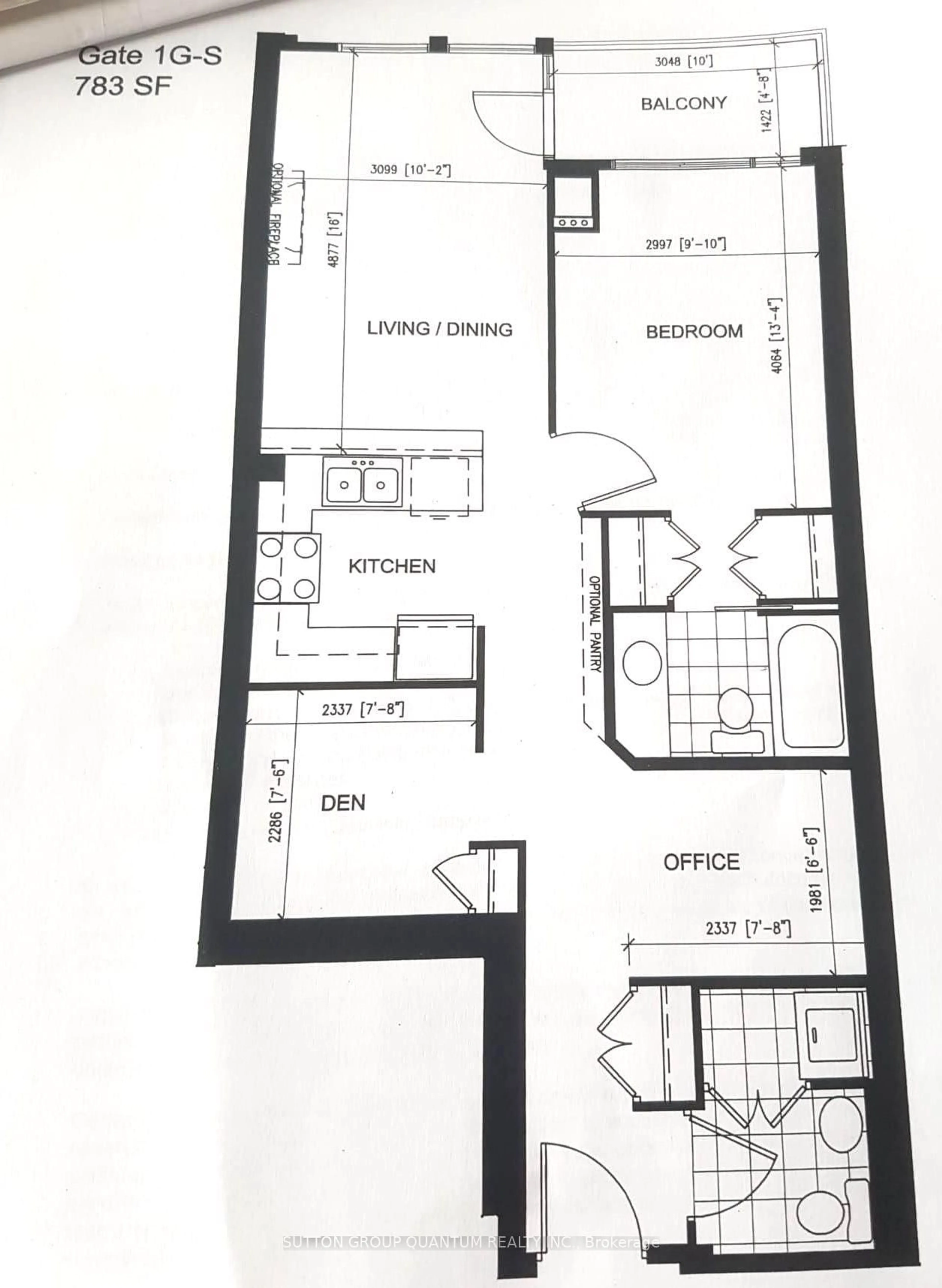 Floor plan for 3939 Duke Of York Blvd #701, Mississauga Ontario L5B 4N2
