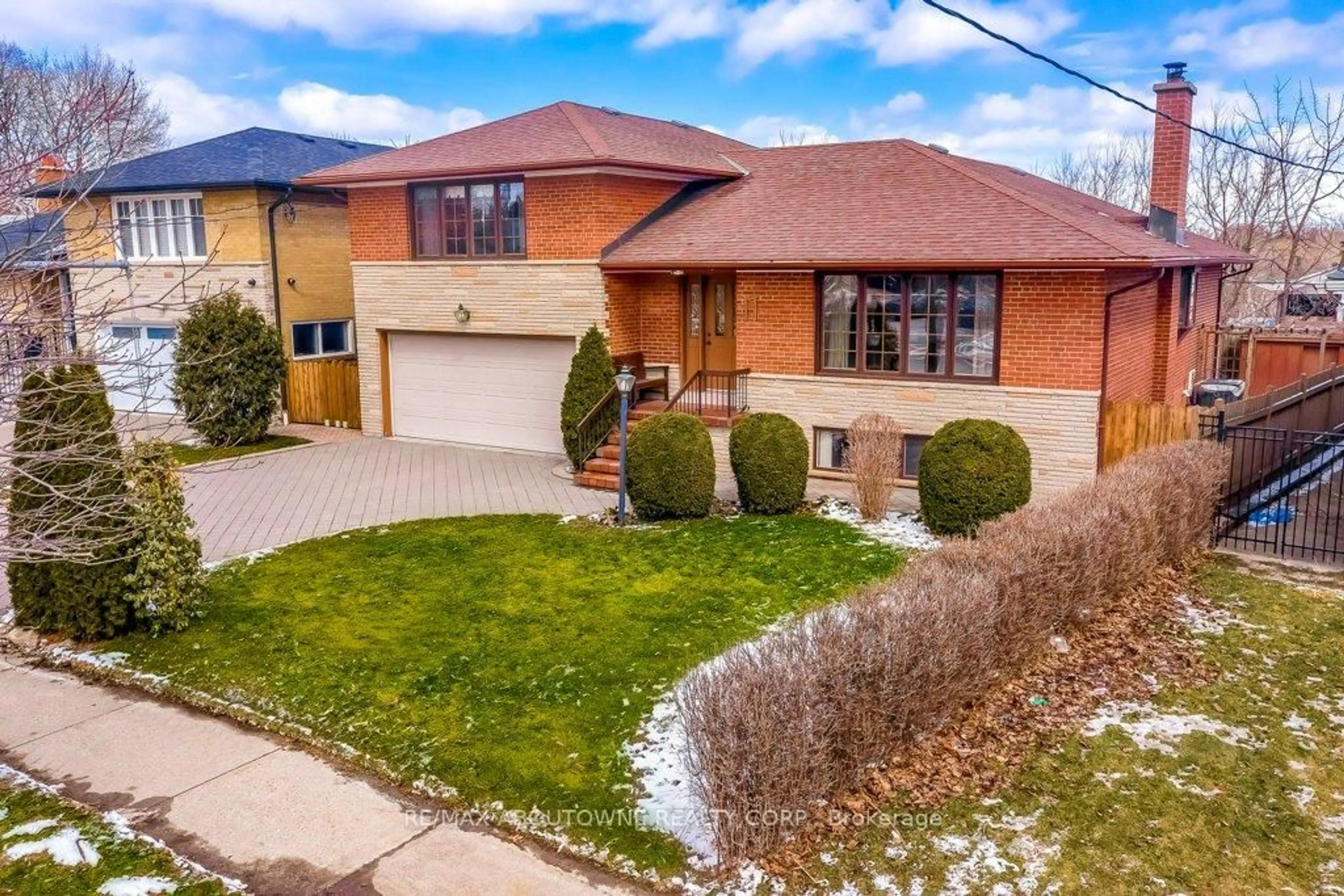Home with brick exterior material, street for 17 Duffield Rd, Toronto Ontario M9P 3C8