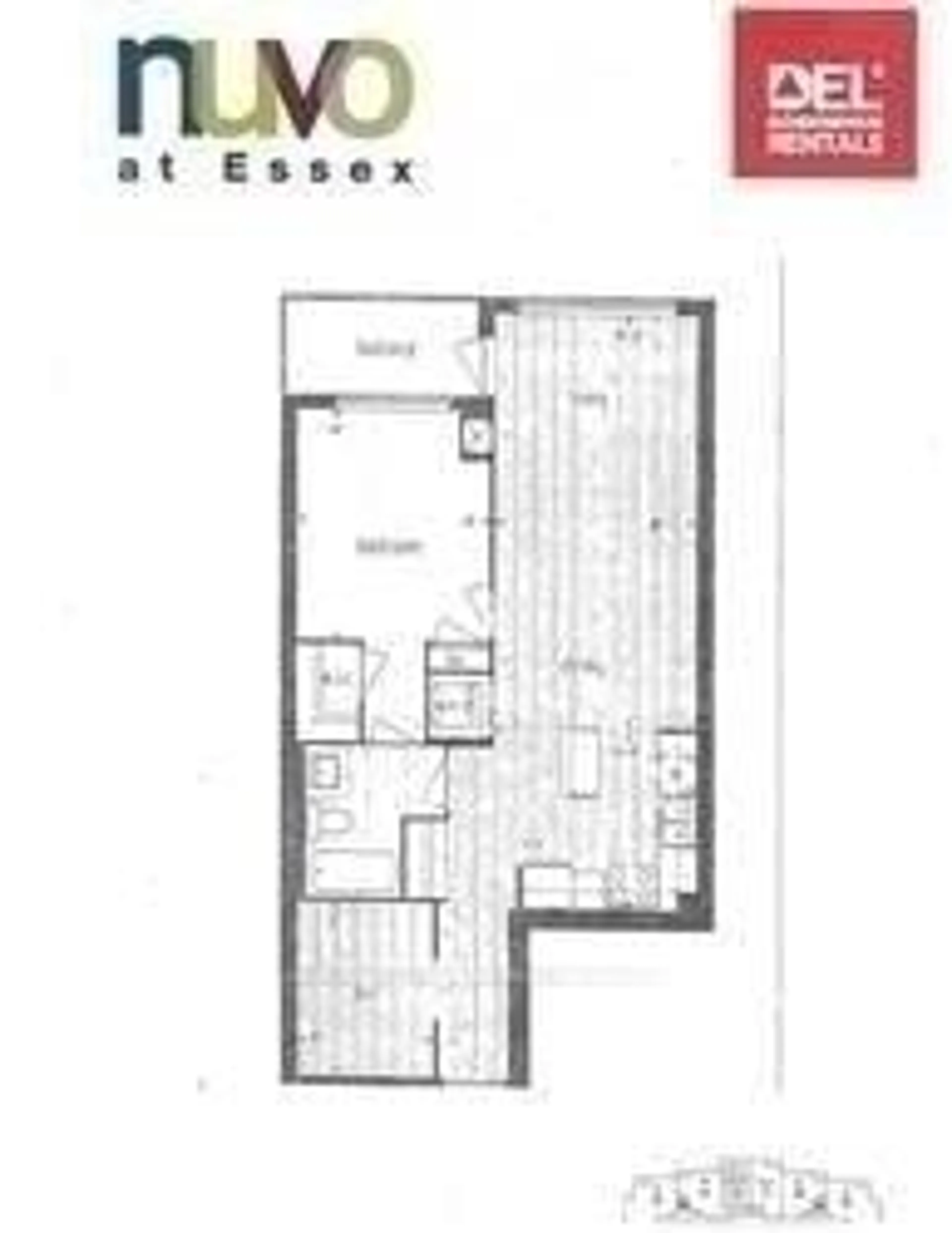 Floor plan for 35 Viking Lane #2138, Toronto Ontario M9B 0A2