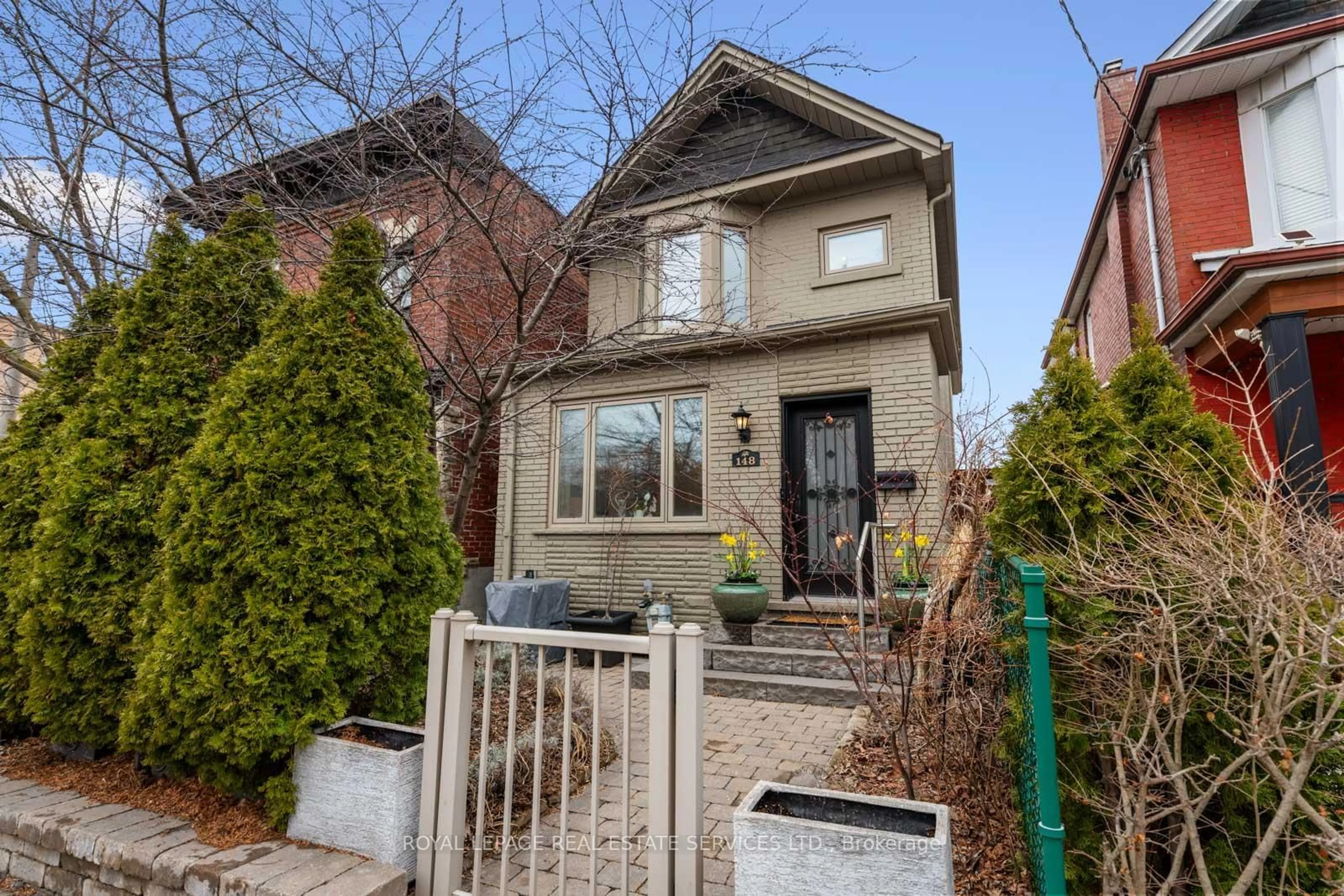 Home with brick exterior material, street for 148 Wallace Ave, Toronto Ontario M6H 1T5