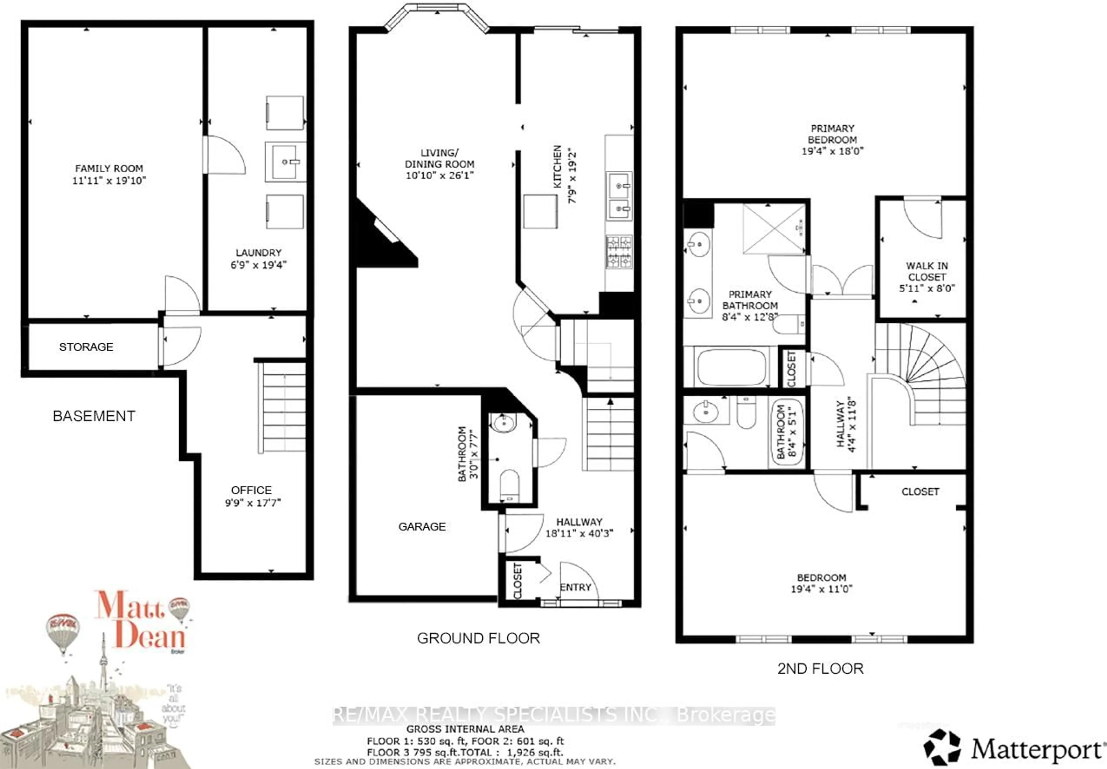 Floor plan for 2230 Walkers Line #13, Burlington Ontario L7M 3Y8