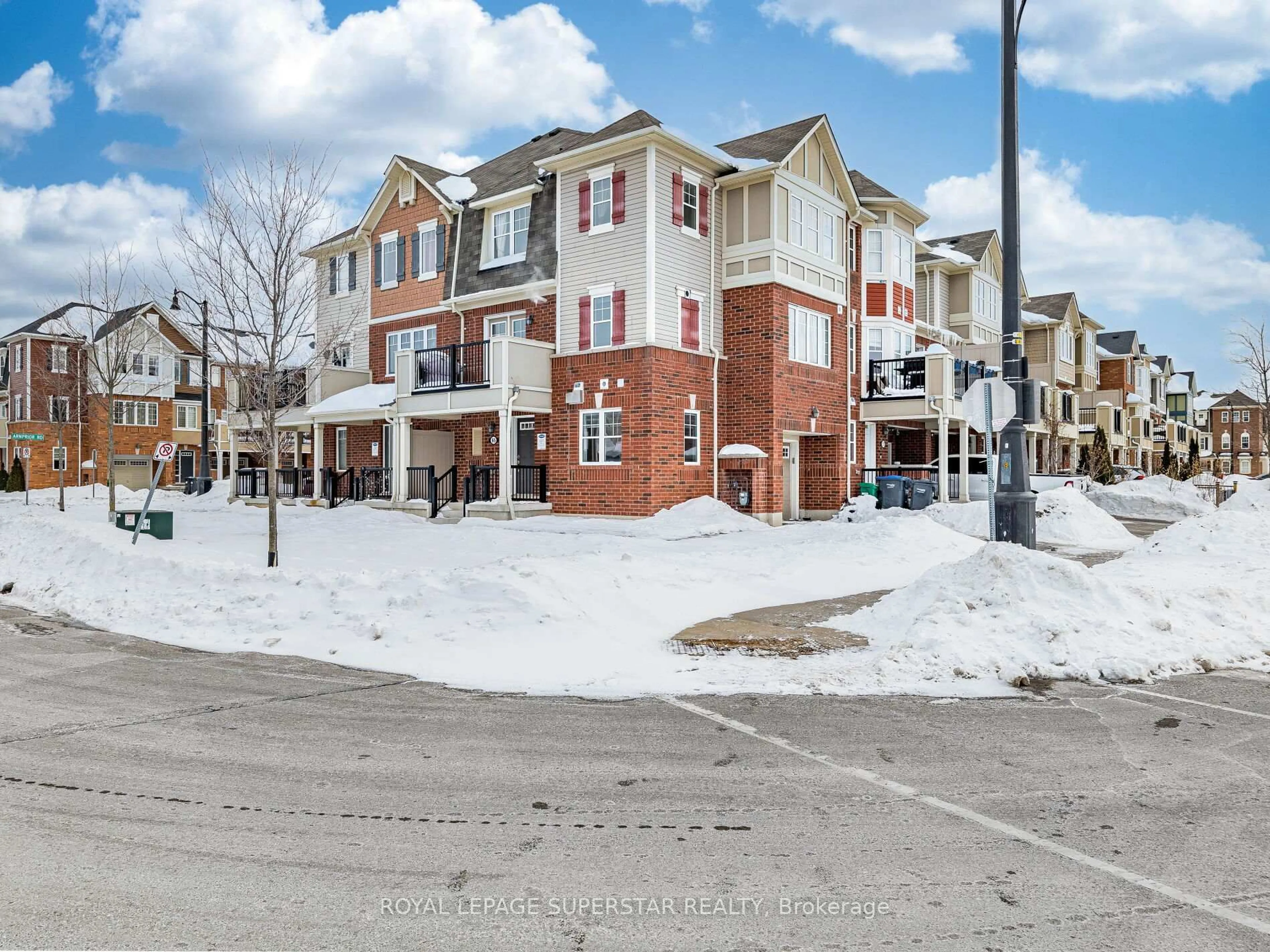 A pic from outside/outdoor area/front of a property/back of a property/a pic from drone, street for 65 Aylesbury Dr, Brampton Ontario L7A 0V8