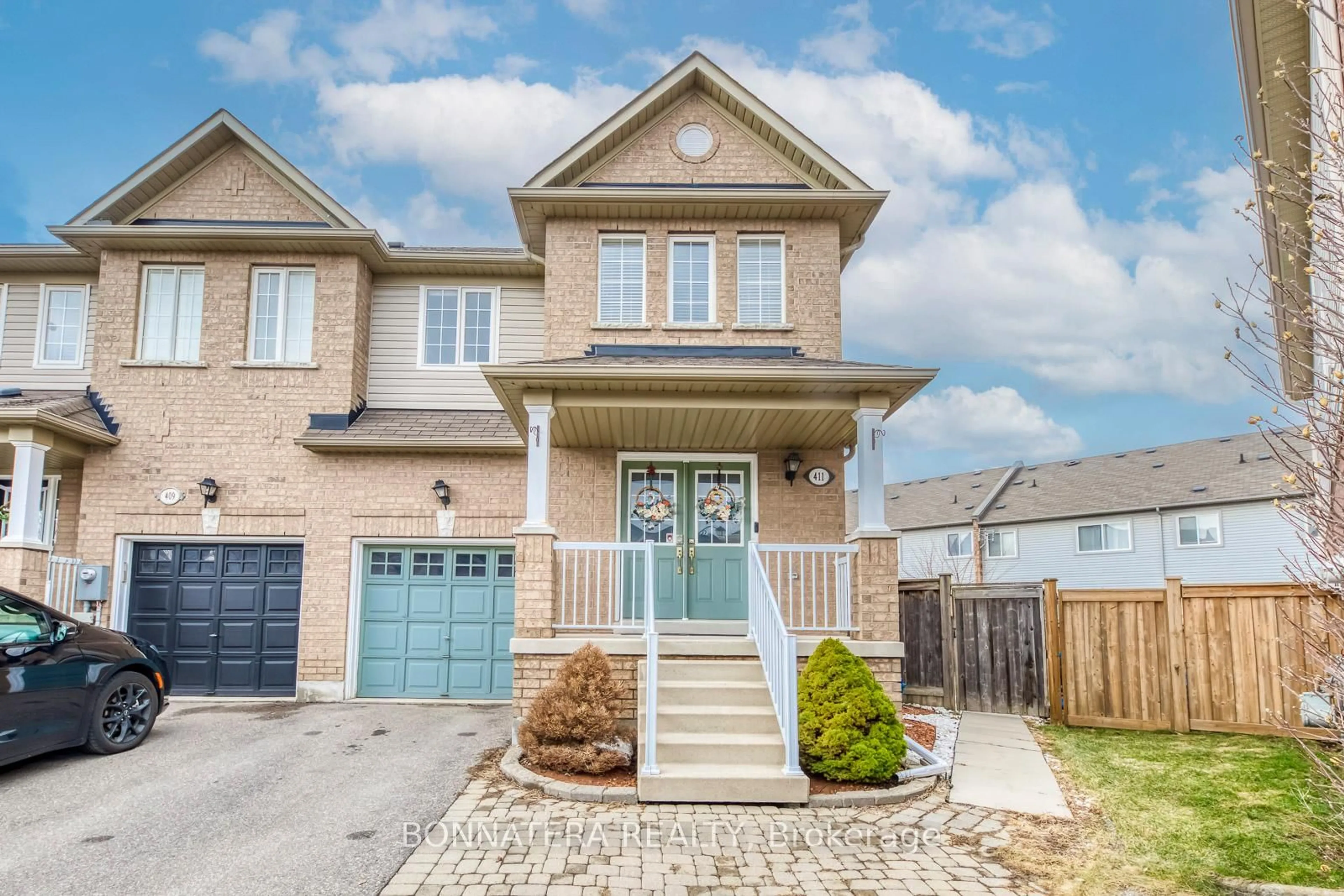 Home with brick exterior material, street for 411 Hobbs Cres, Milton Ontario L9T 0J2