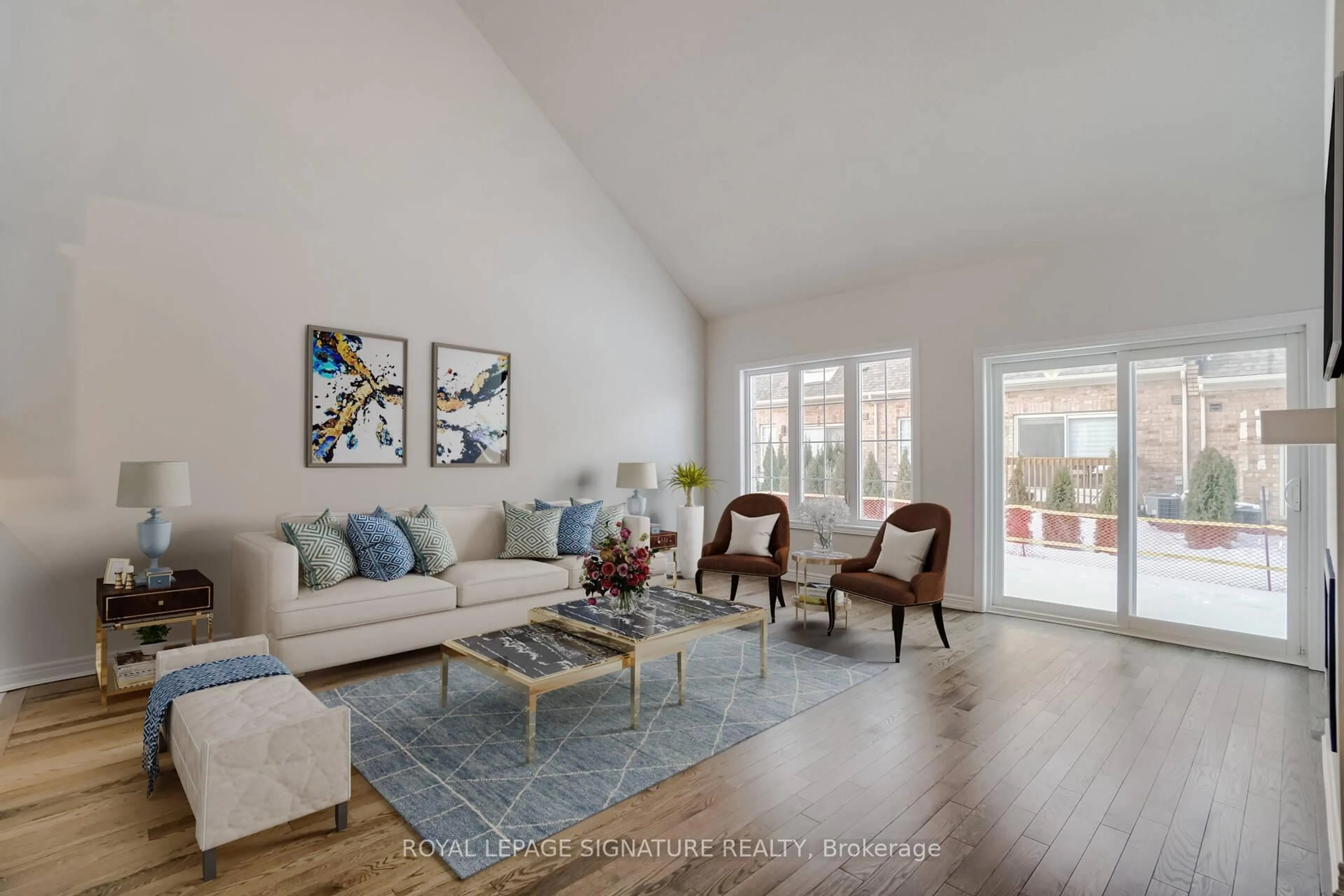 Living room with furniture, unknown for 41 Overlea Dr, Brampton Ontario L6R 4B8