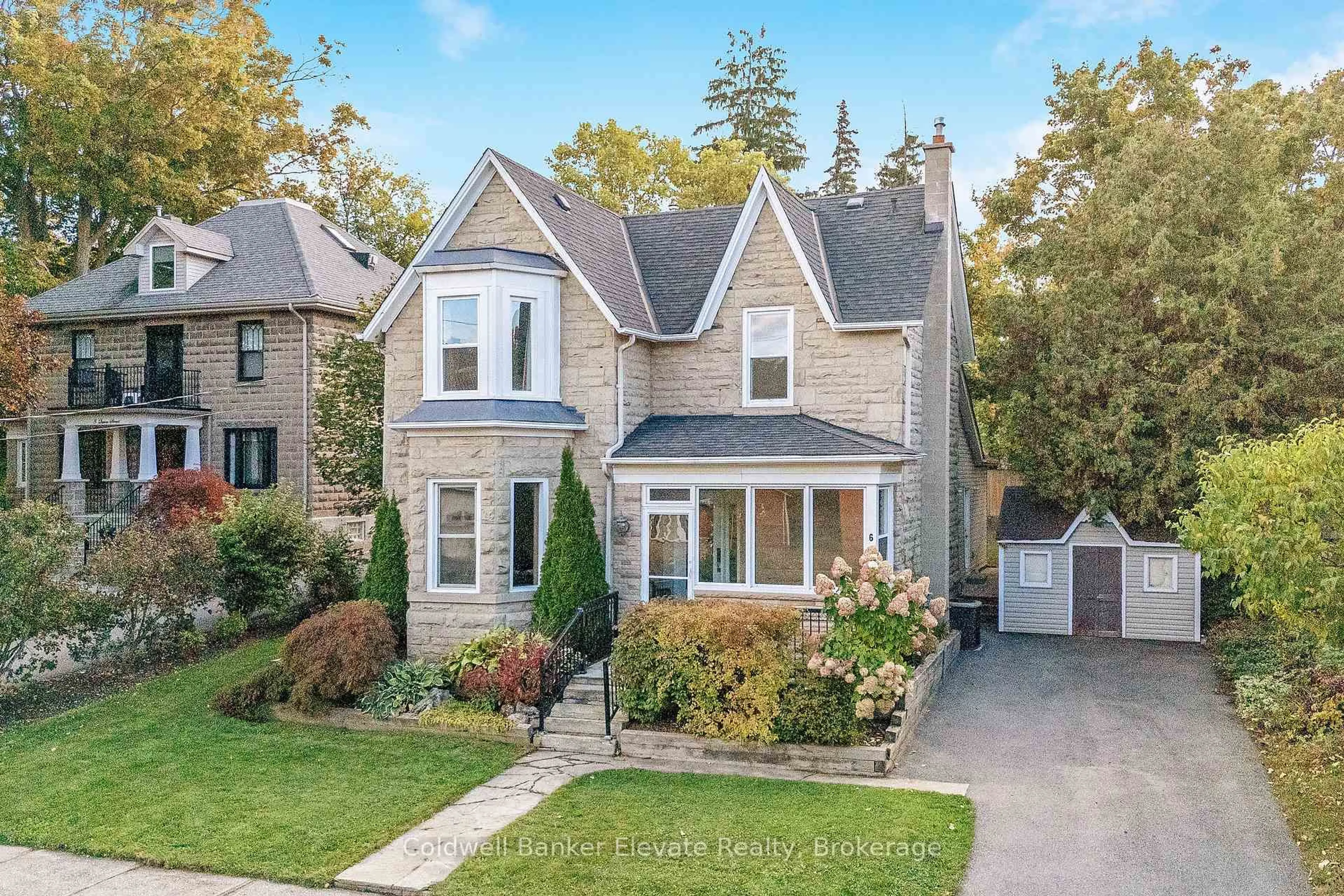 Home with brick exterior material, street for 6 Queen St, Halton Hills Ontario L7G 2E4