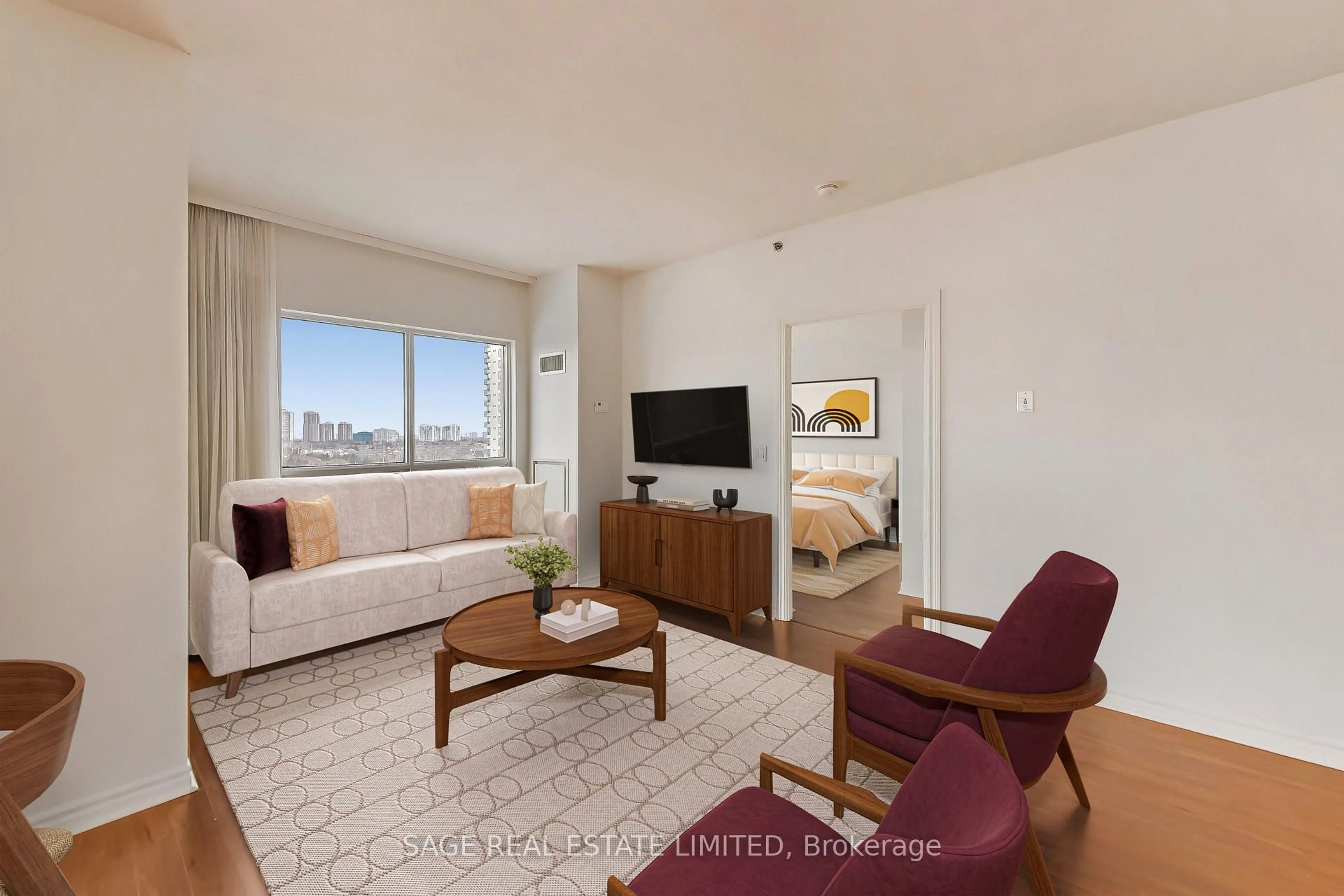 Living room with furniture, unknown for 810 Scollard Crt #902, Mississauga Ontario L5V 0A4