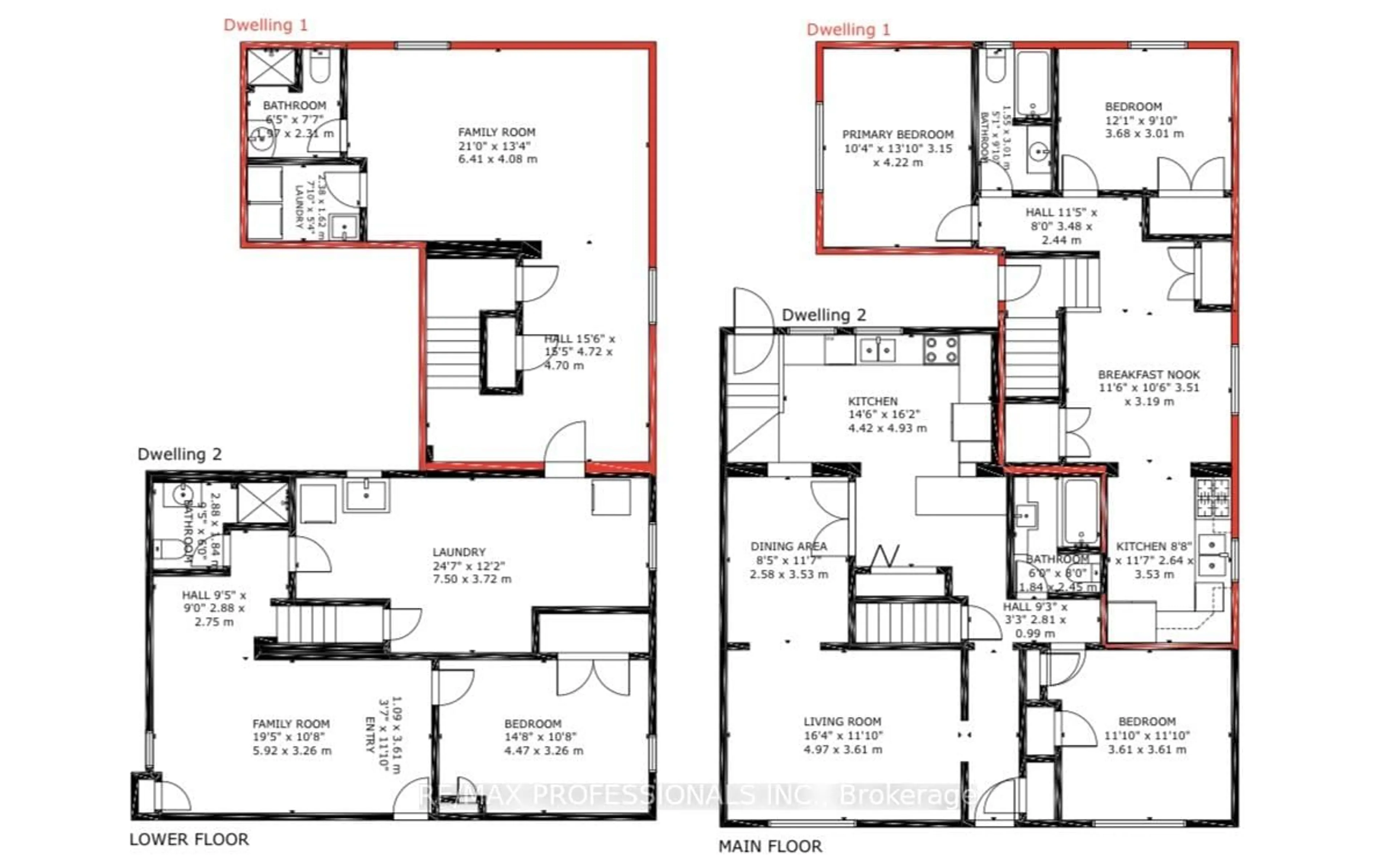 Floor plan for 745 Glengrove Ave, Toronto Ontario M6B 2J7