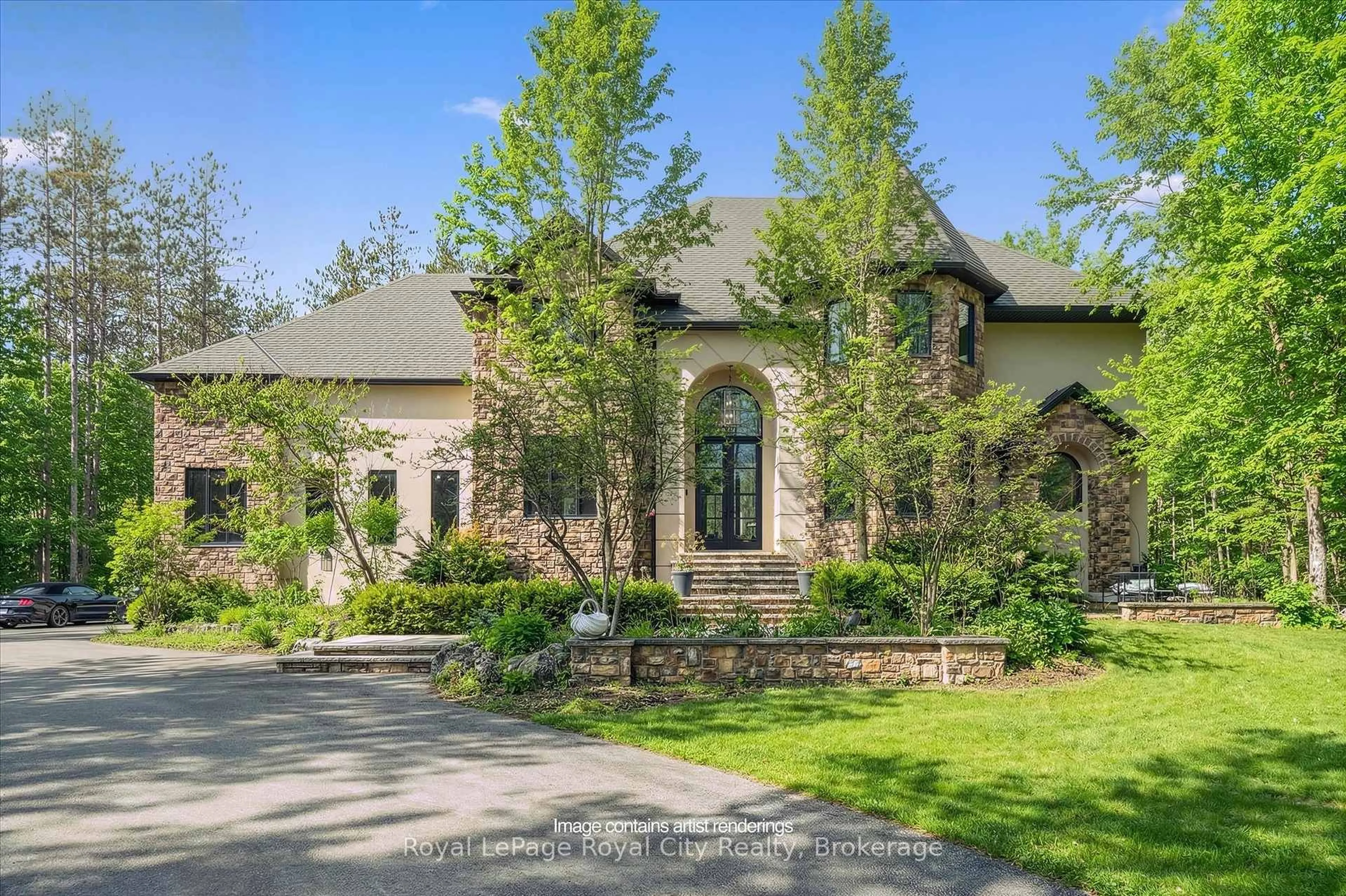 Home with brick exterior material, street for 4345 Random Acres Rd, Milton Ontario N0B 2K0