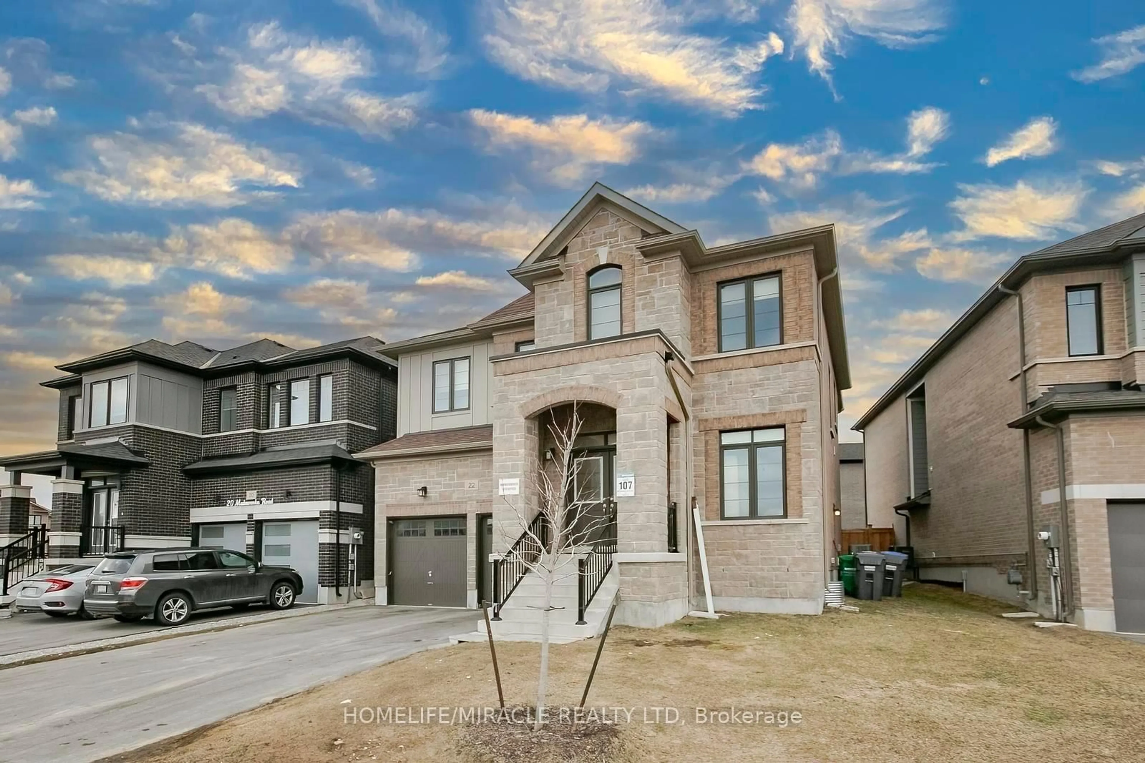 Home with brick exterior material, street for 22 Madawaska Rd, Caledon Ontario L7C 4J5