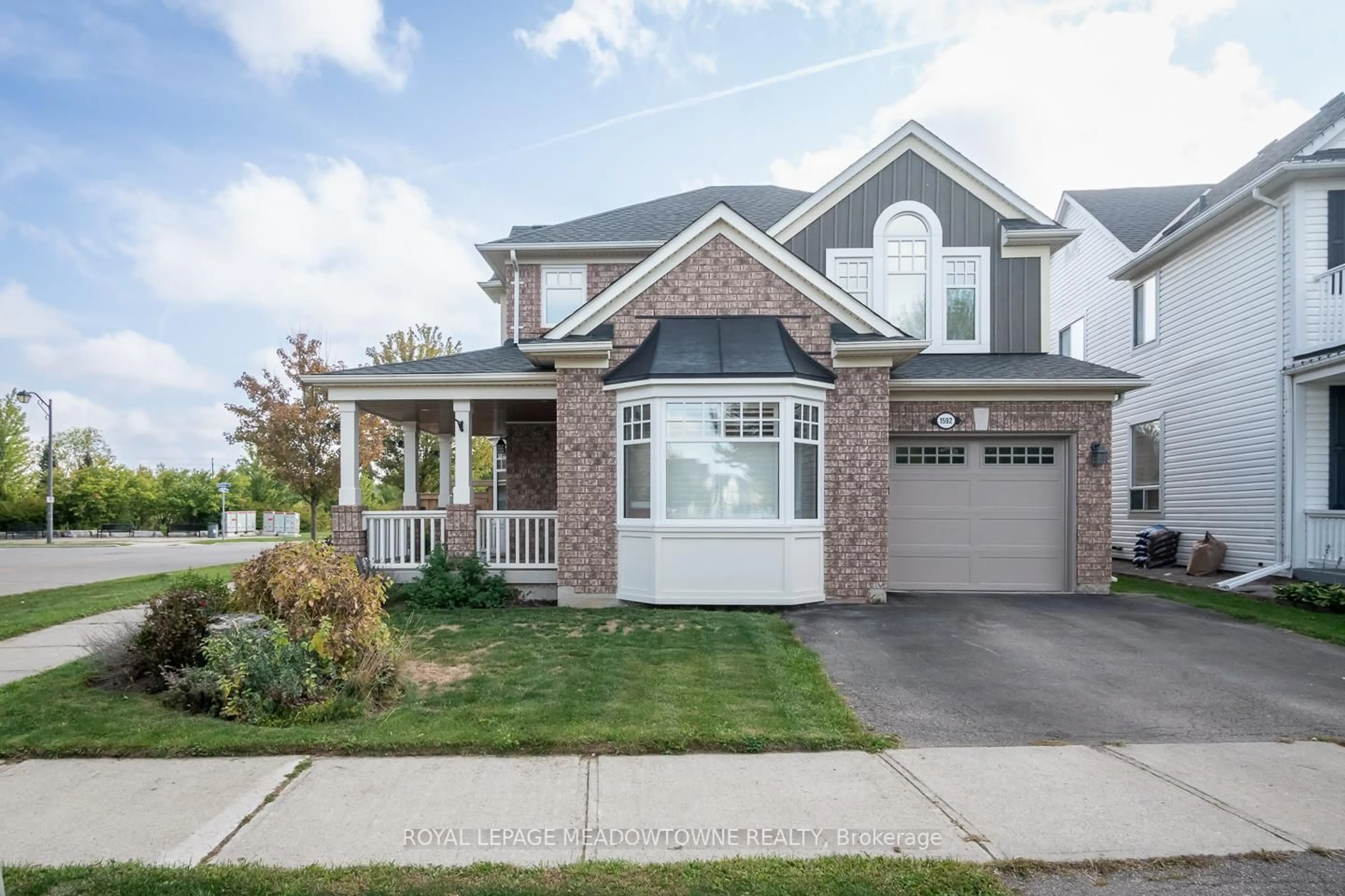Home with brick exterior material, street for 1592 French Garden, Milton Ontario L9T 5M4