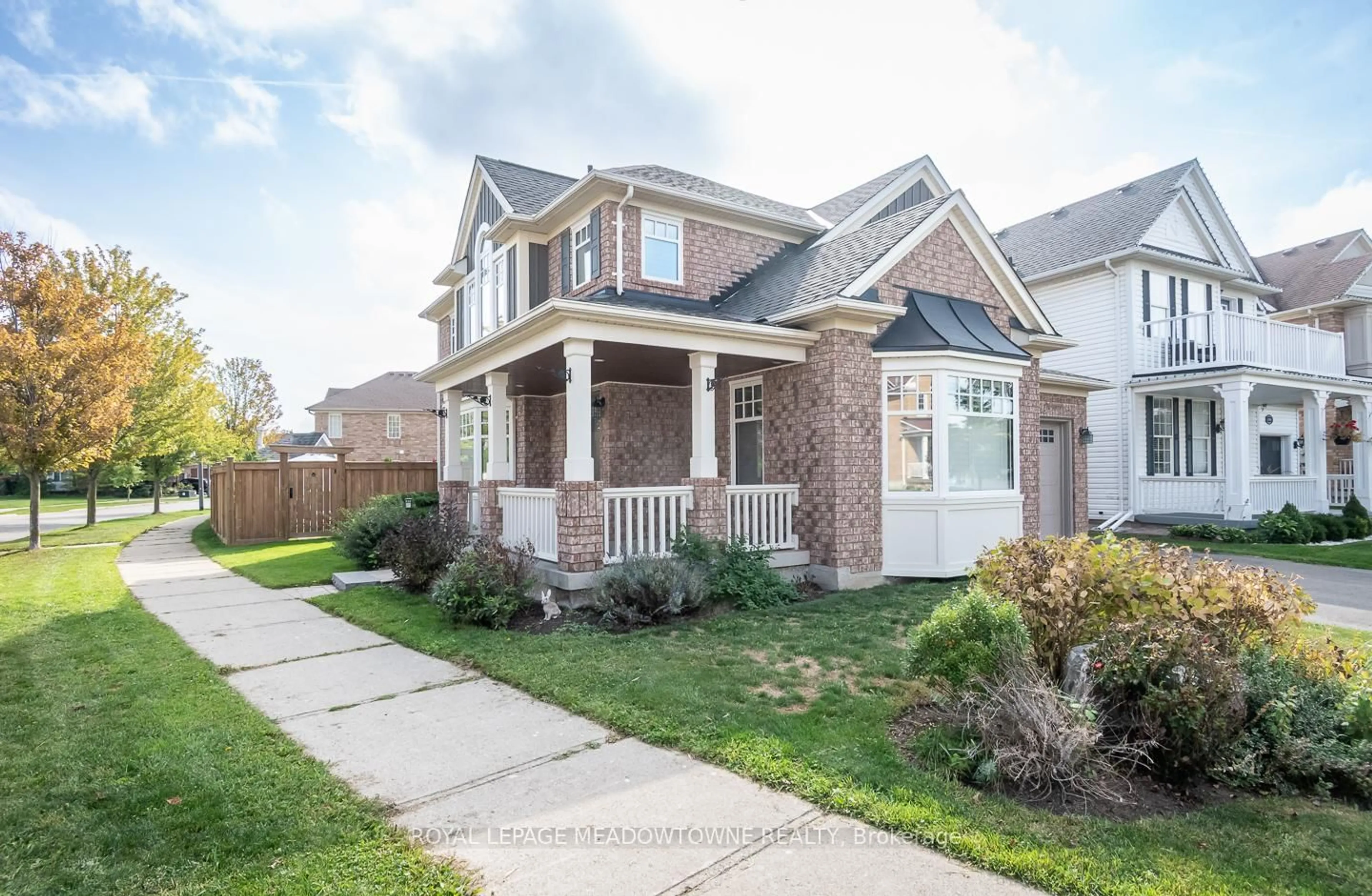 Home with brick exterior material, street for 1592 French Garden, Milton Ontario L9T 5M4