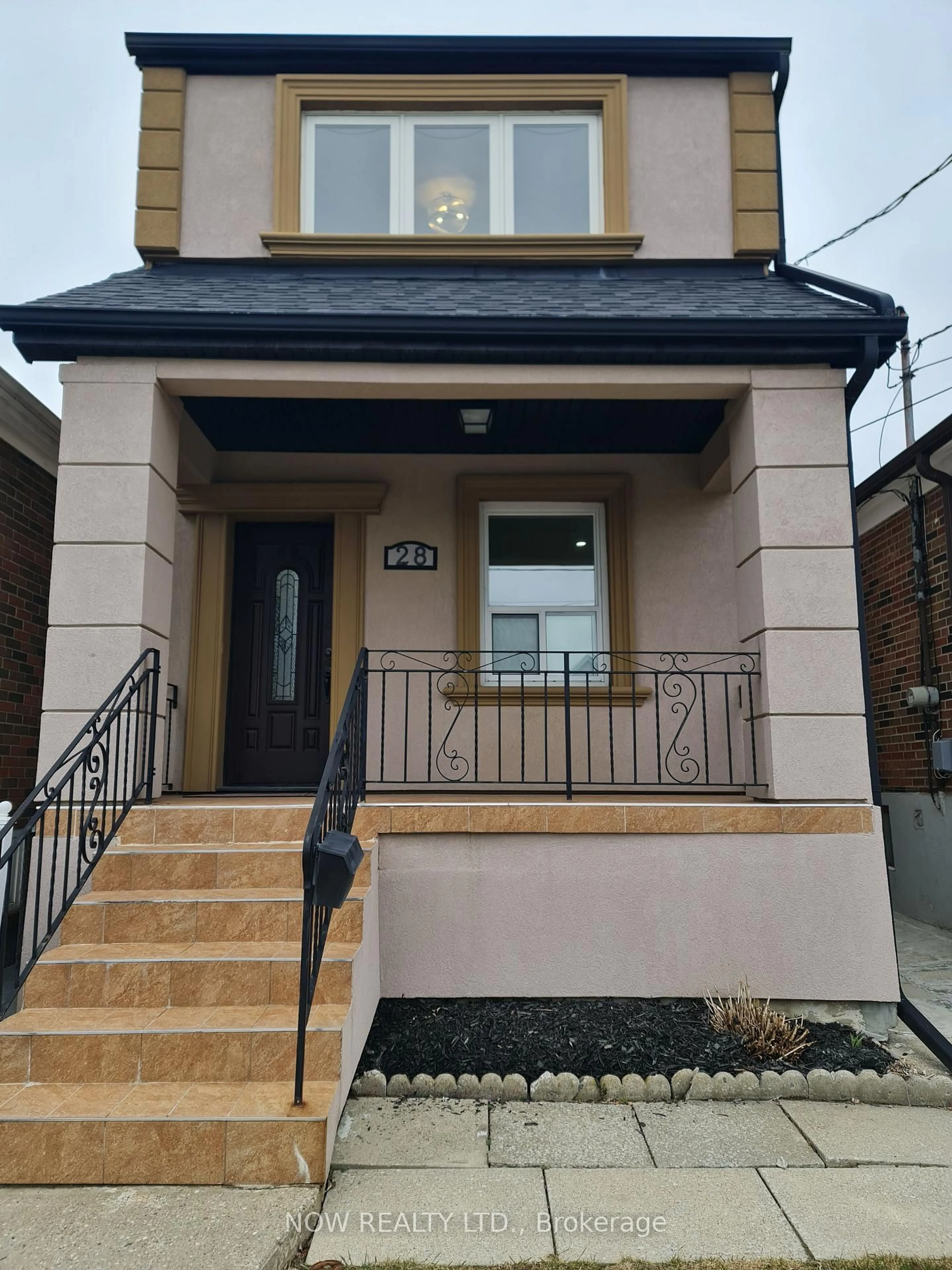 Home with brick exterior material, street for 28 Teignmouth Ave, Toronto Ontario M6E 1S7