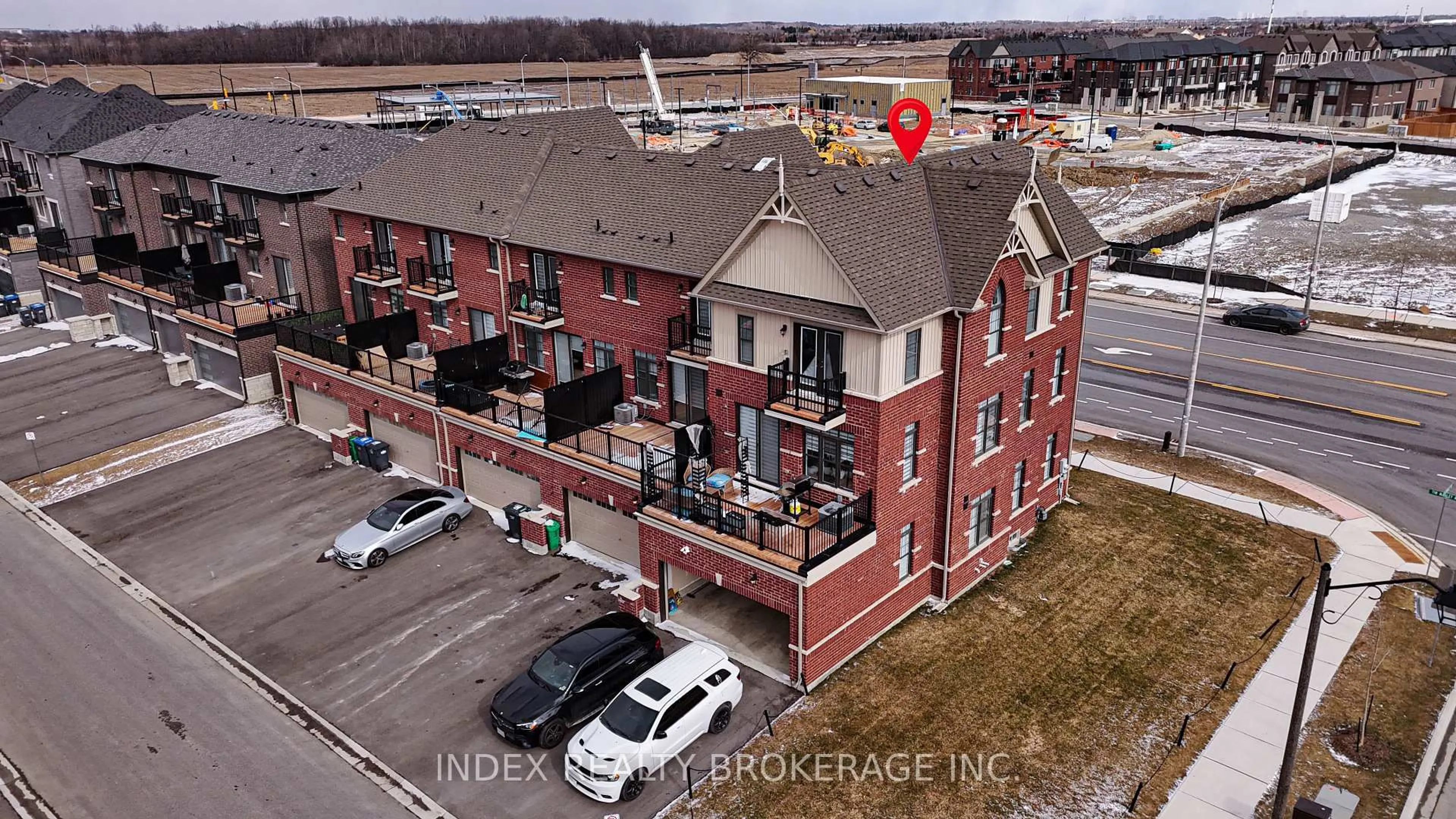 A pic from outside/outdoor area/front of a property/back of a property/a pic from drone, building for 428 Tim Manley Ave, Caledon Ontario L7C 4M1