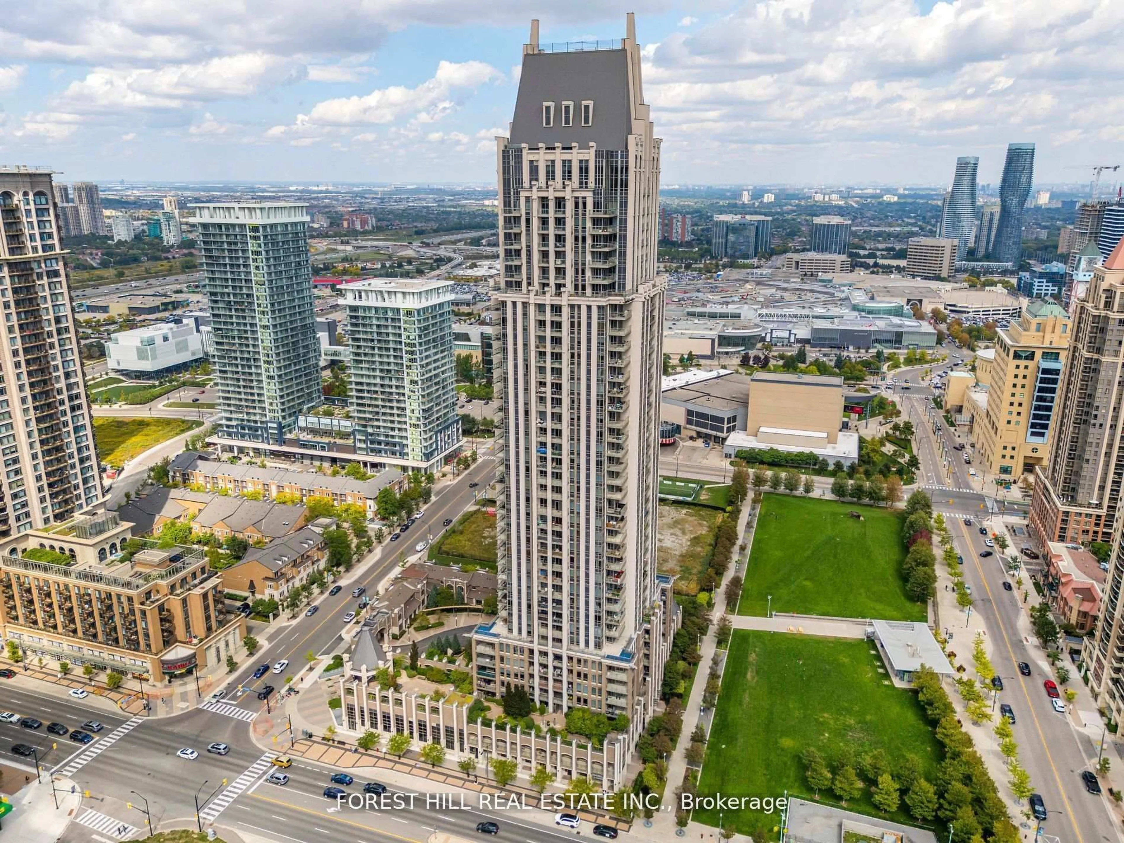 A pic from outside/outdoor area/front of a property/back of a property/a pic from drone, city buildings view from balcony for 388 Prince Of Wales Dr #1610, Mississauga Ontario L5B 0A1