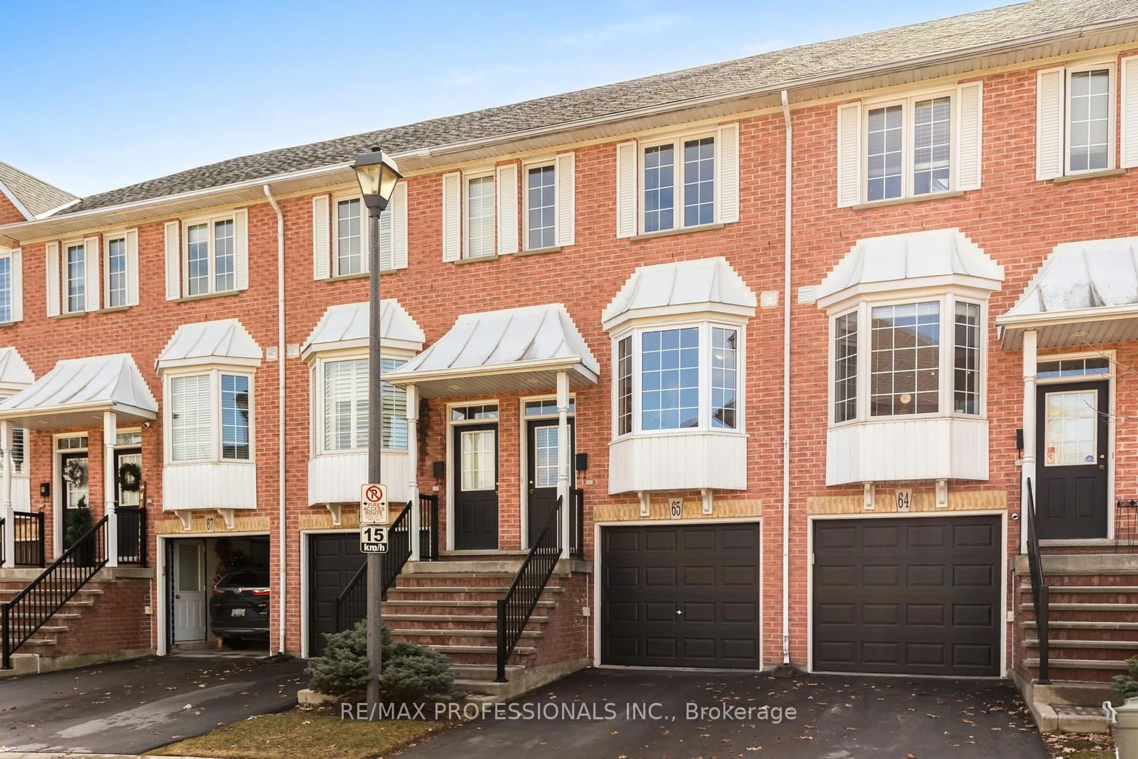 Home with brick exterior material, street for 3480 Upper Middle Rd #65, Burlington Ontario L7M 4S1