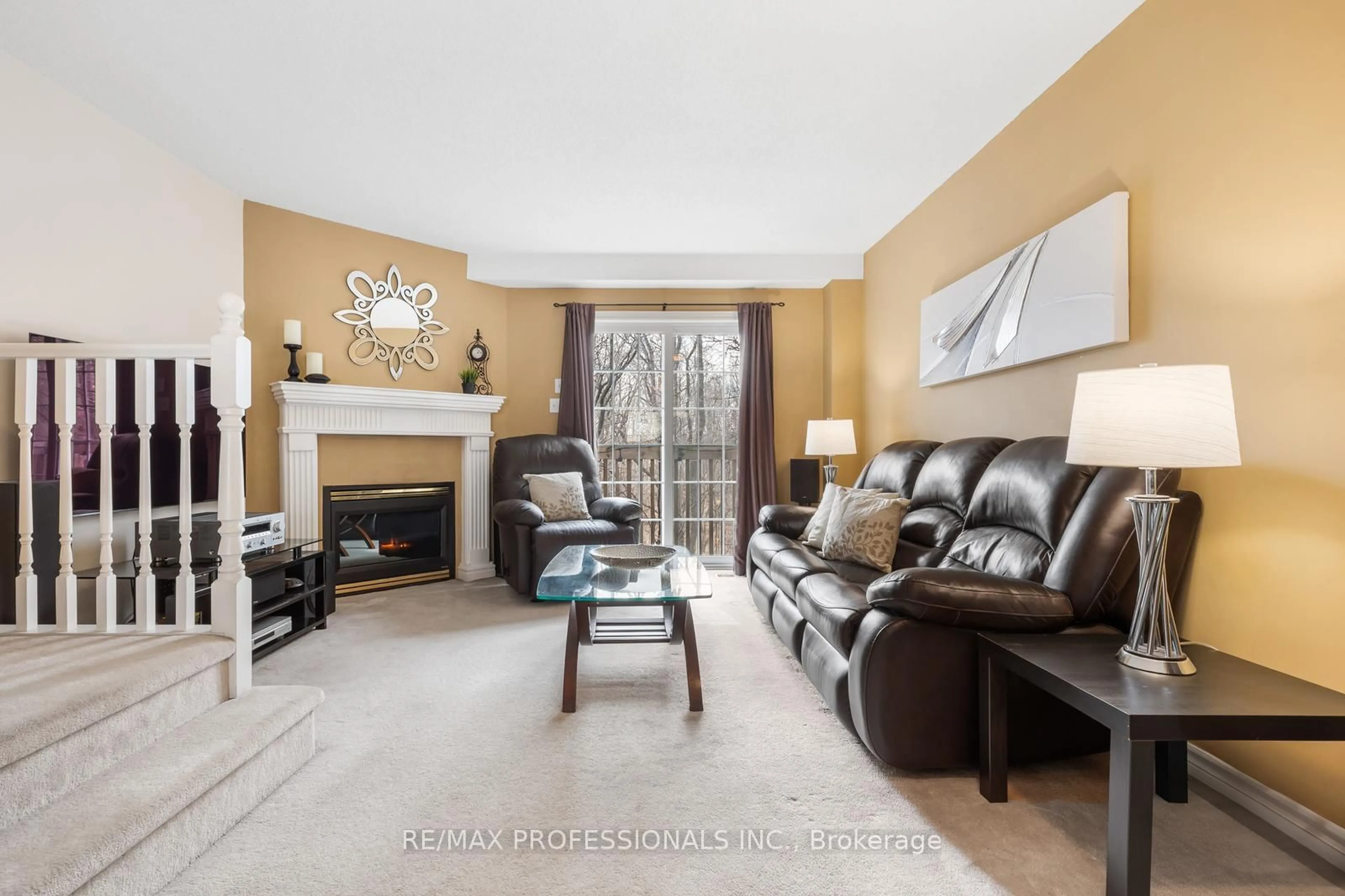 Living room with furniture, unknown for 3480 Upper Middle Rd #65, Burlington Ontario L7M 4S1