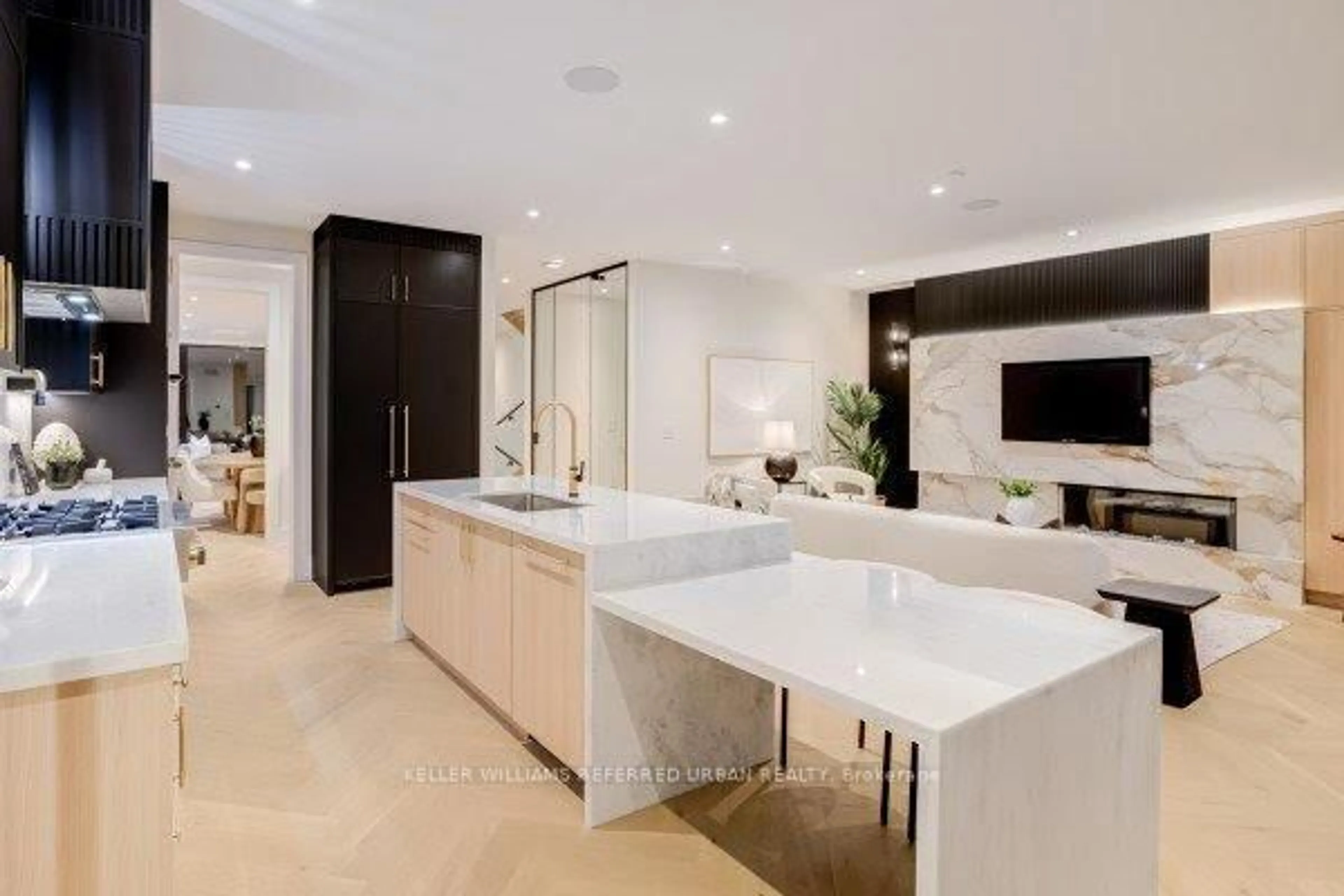 Contemporary kitchen, ceramic/tile floor for 33 Twelfth St, Toronto Ontario M8V 3G8