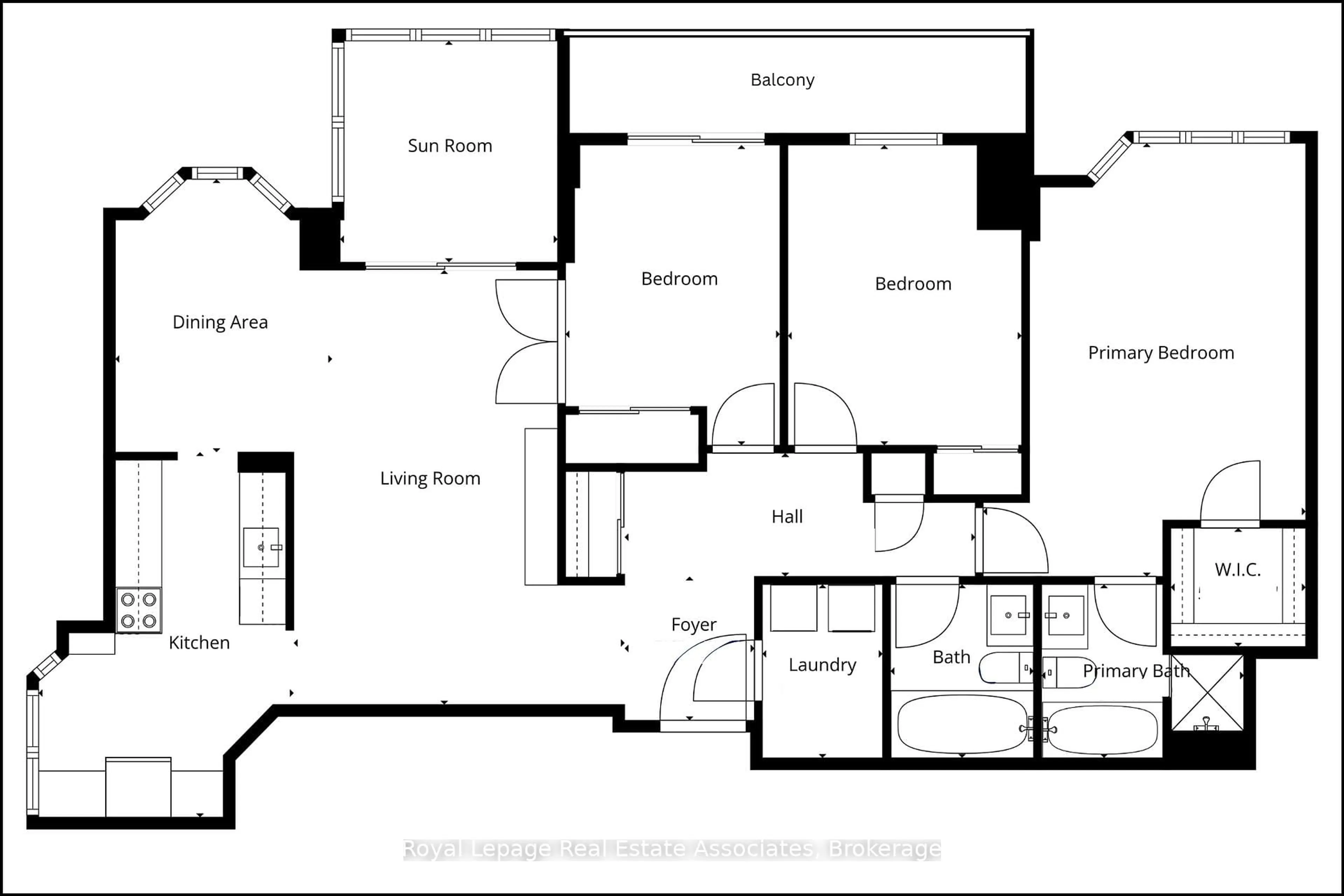 Floor plan for 10 Malta Ave #1004, Brampton Ontario L6Y 4G6