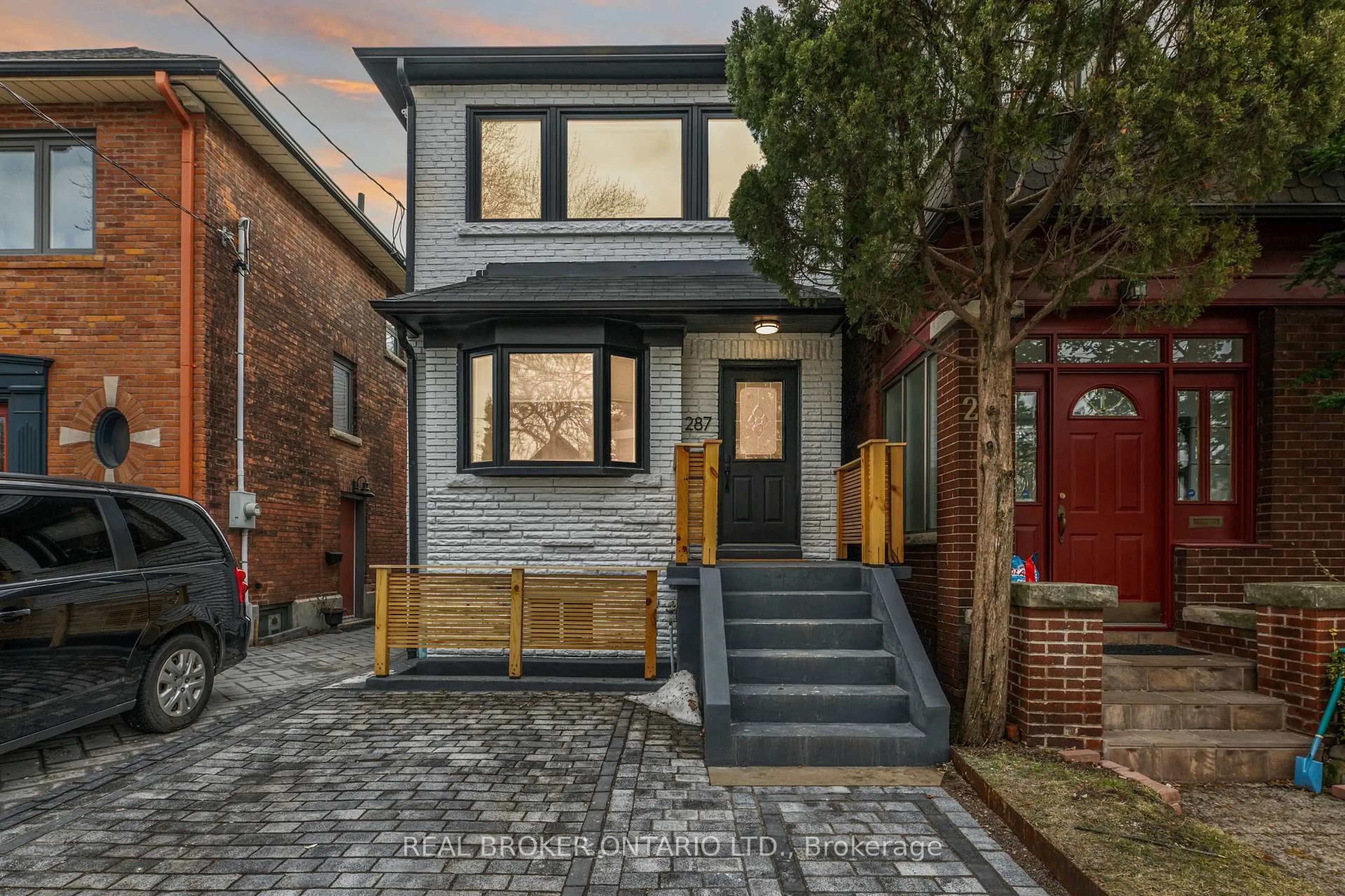 Home with brick exterior material, street for 287 High Park Ave, Toronto Ontario M6P 2S8