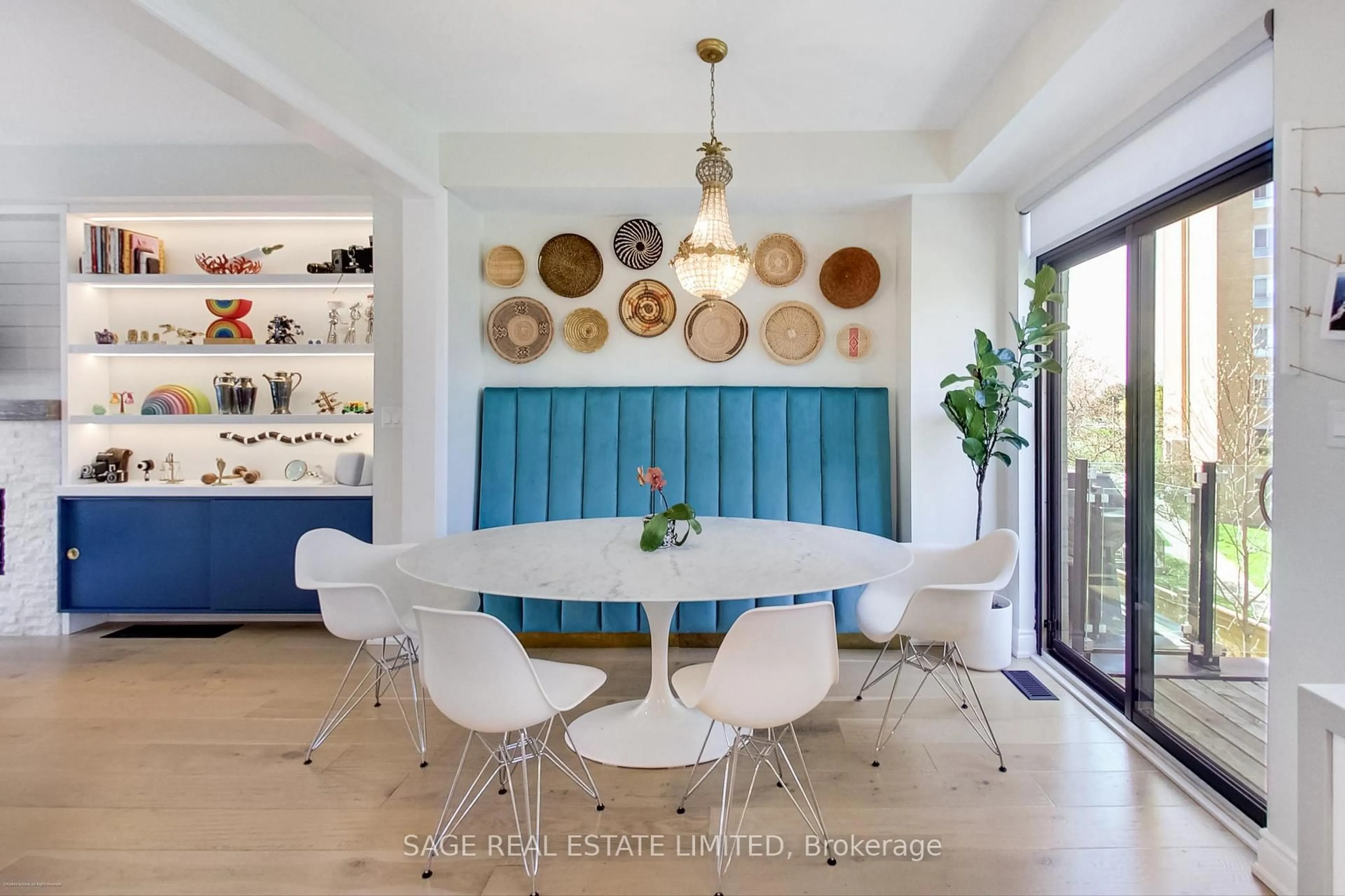 Dining room, ceramic/tile floor for 66 Pony Farm Dr, Toronto Ontario M9R 0B3