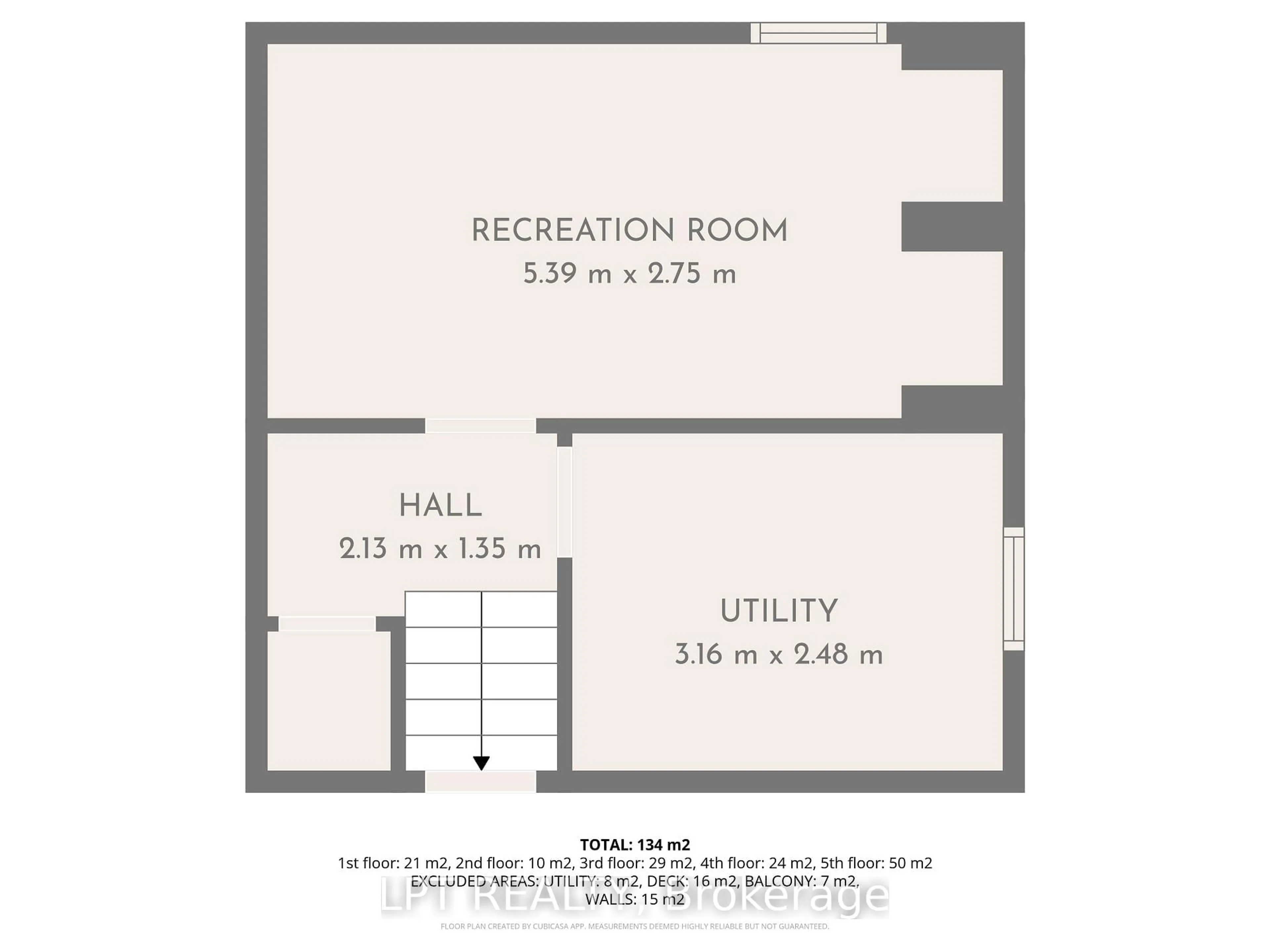 Floor plan for 2315 Bromsgrove Rd #117, Mississauga Ontario L5J 4A6