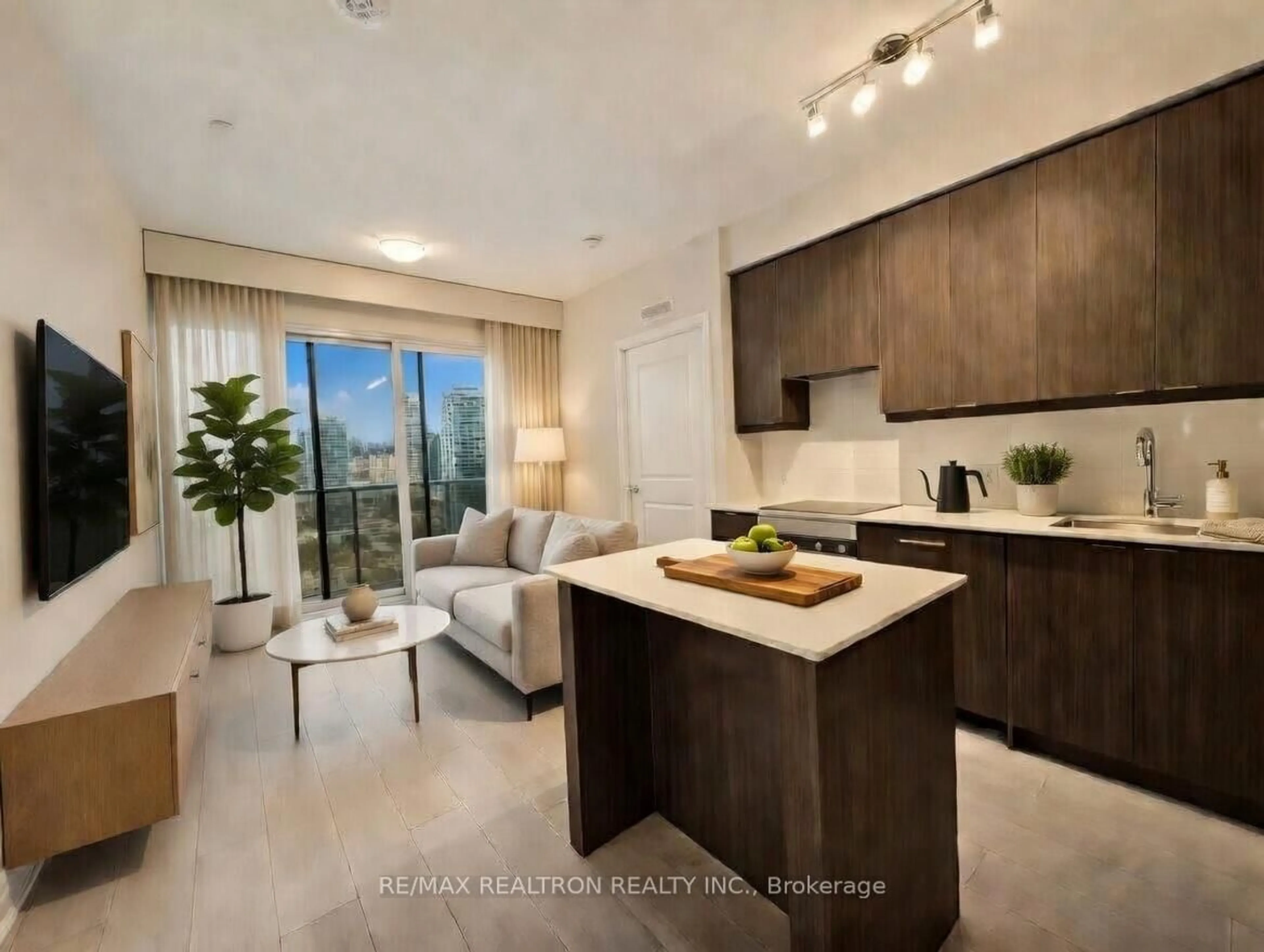 Open concept kitchen, unknown for 30 Elm Dr #1011, Mississauga Ontario L5B 0N6