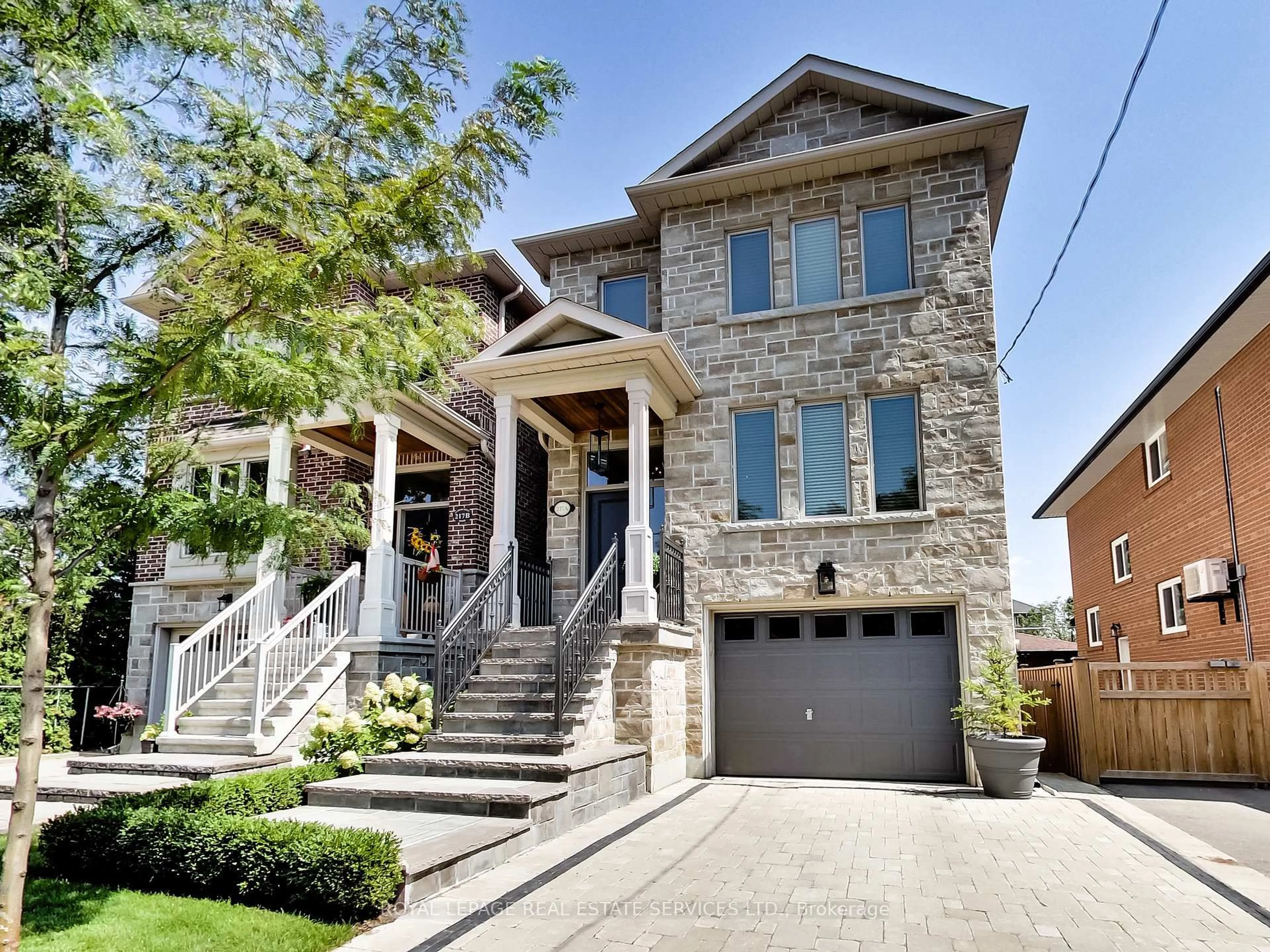Home with brick exterior material, street for 217A Aldercrest Rd, Toronto Ontario M8W 4J5