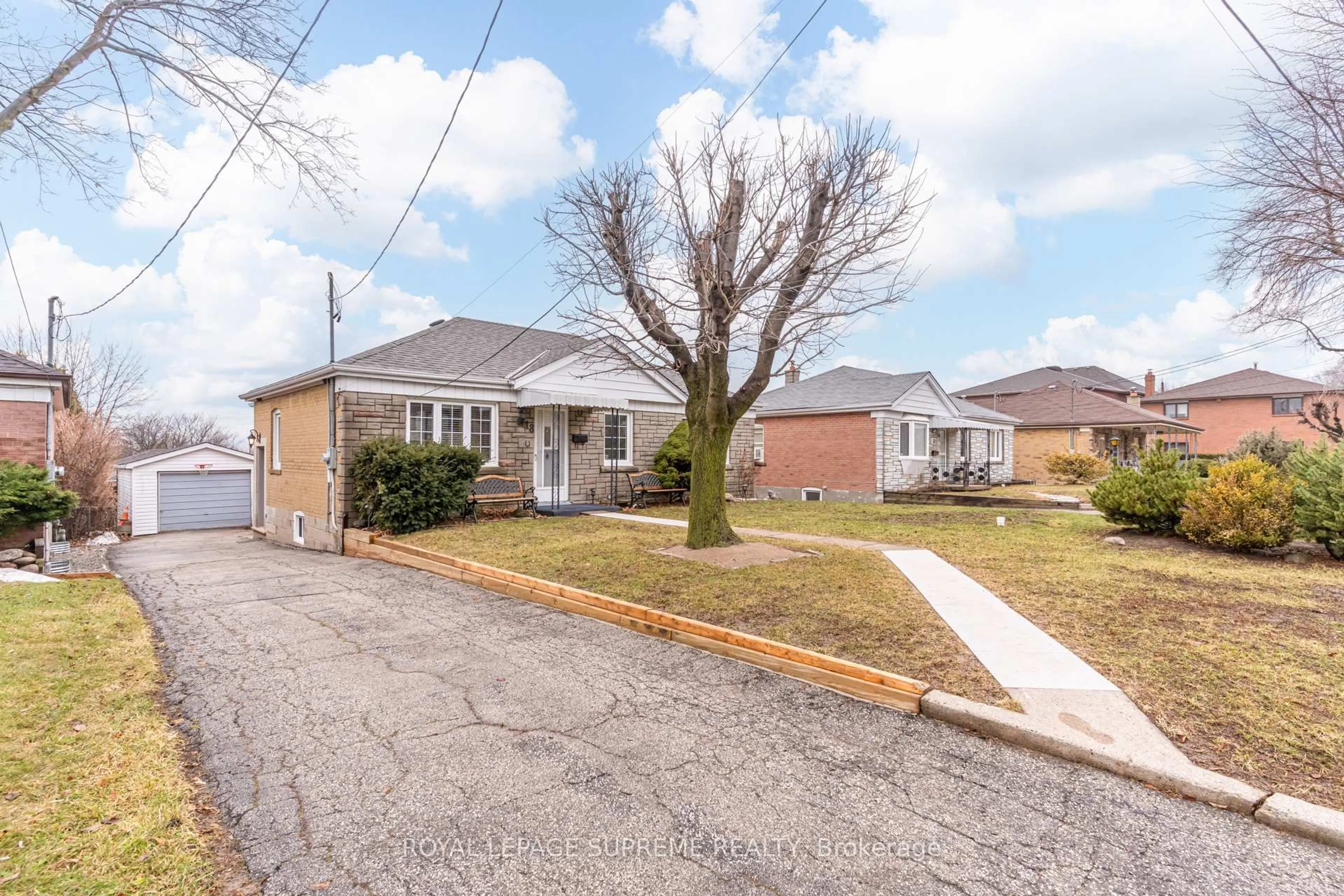 A pic from outside/outdoor area/front of a property/back of a property/a pic from drone, street for 18 Fairweather Rd, Toronto Ontario M6M 4C7