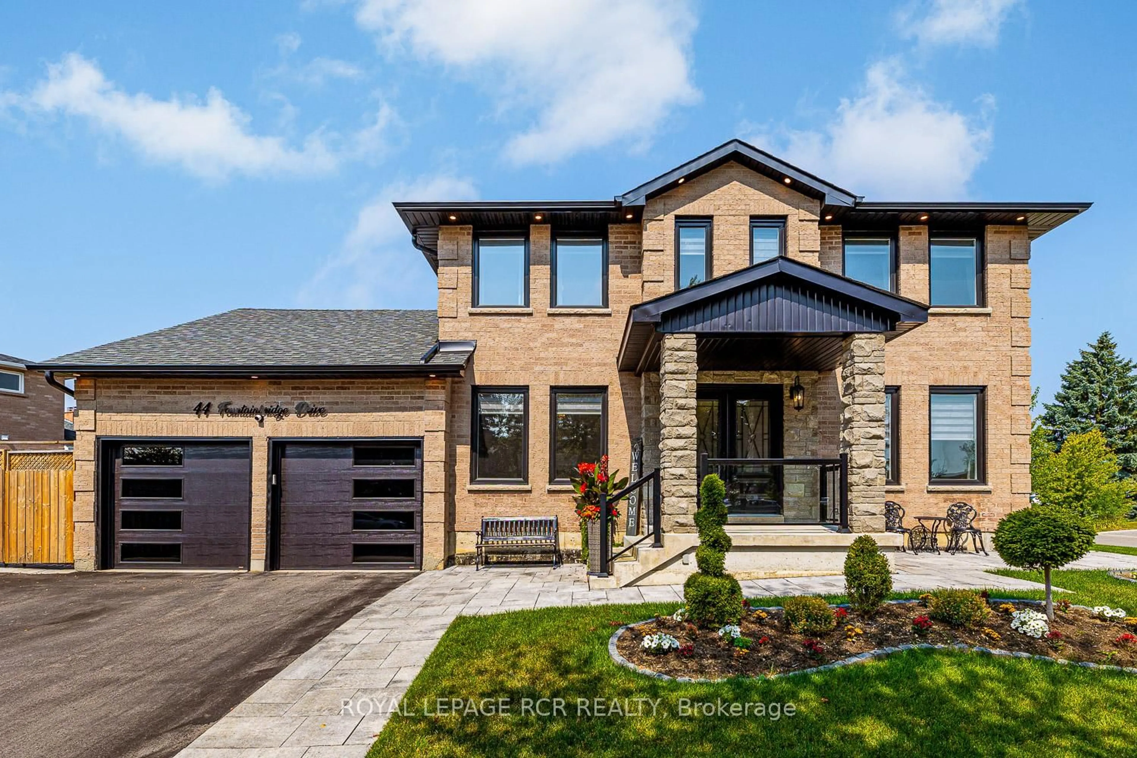 Home with brick exterior material, street for 44 Fountainbridge Dr, Caledon Ontario L7E 1N4