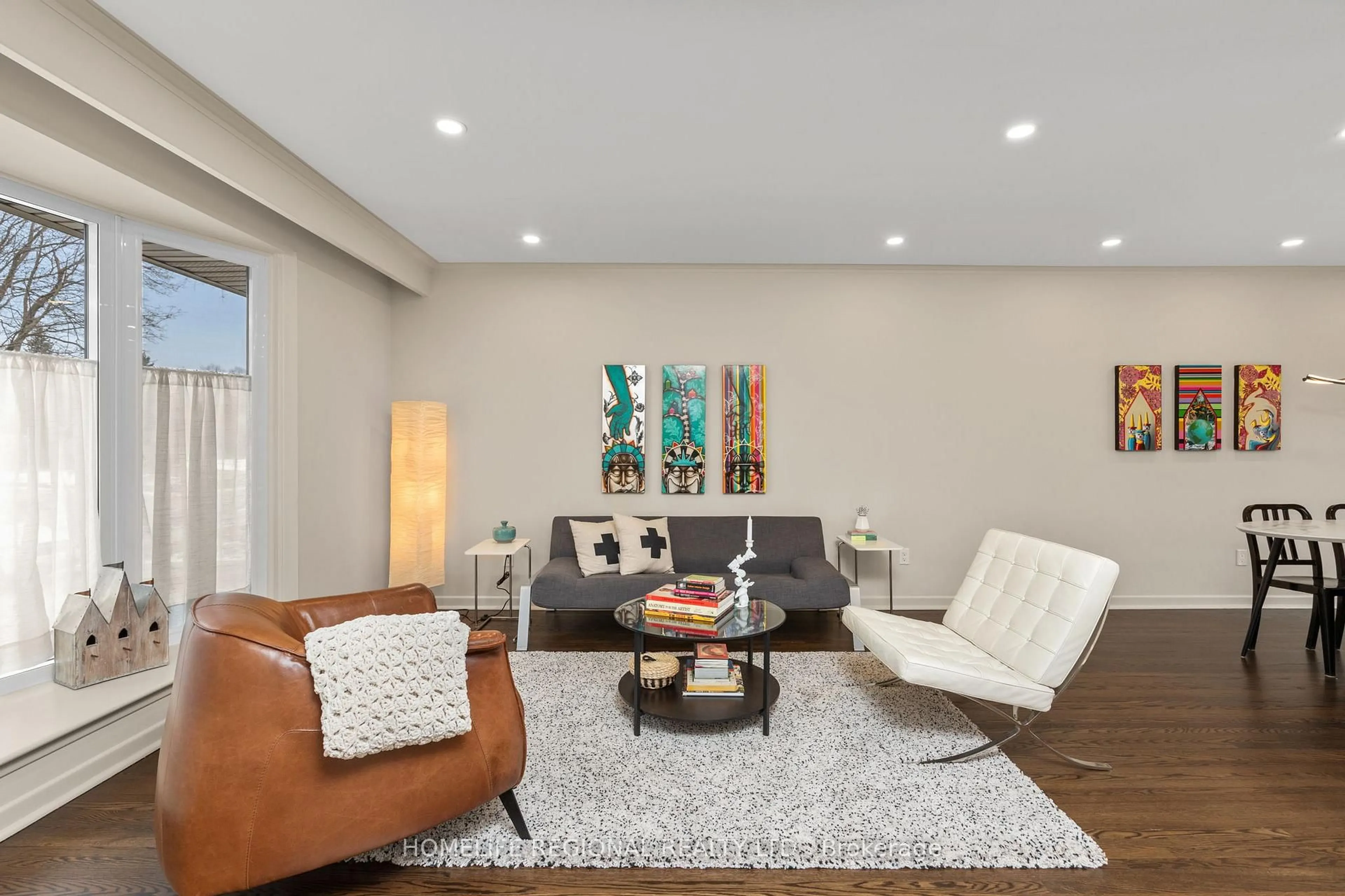 Living room with furniture, unknown for 42 Manorhampton Dr, Toronto Ontario M9P 1E2