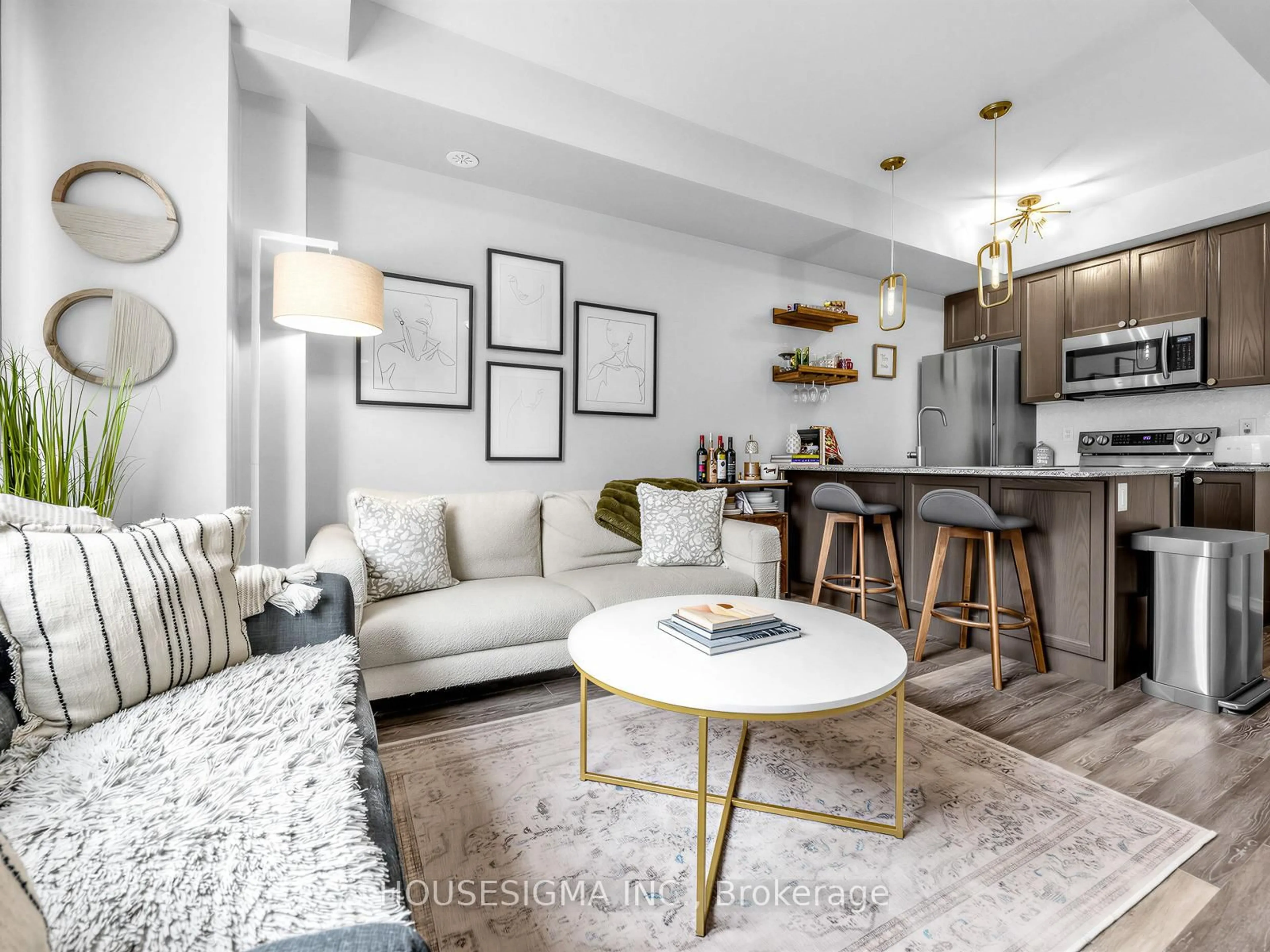 Living room with furniture, unknown for 34 Fieldway Rd #139, Toronto Ontario M8Z 3L2