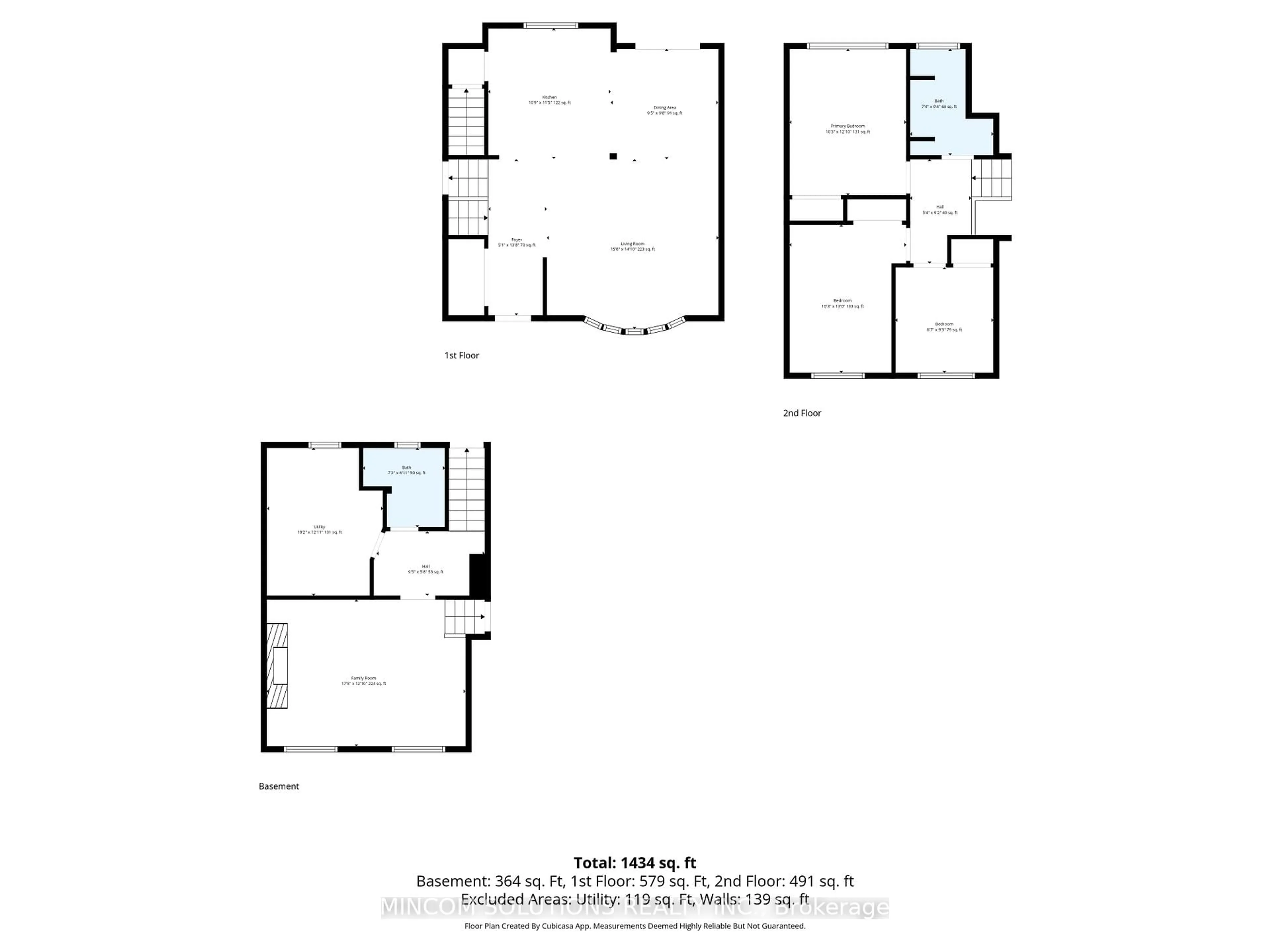 Floor plan for 5 Rosefield Dr, Halton Hills Ontario L7G 4R2