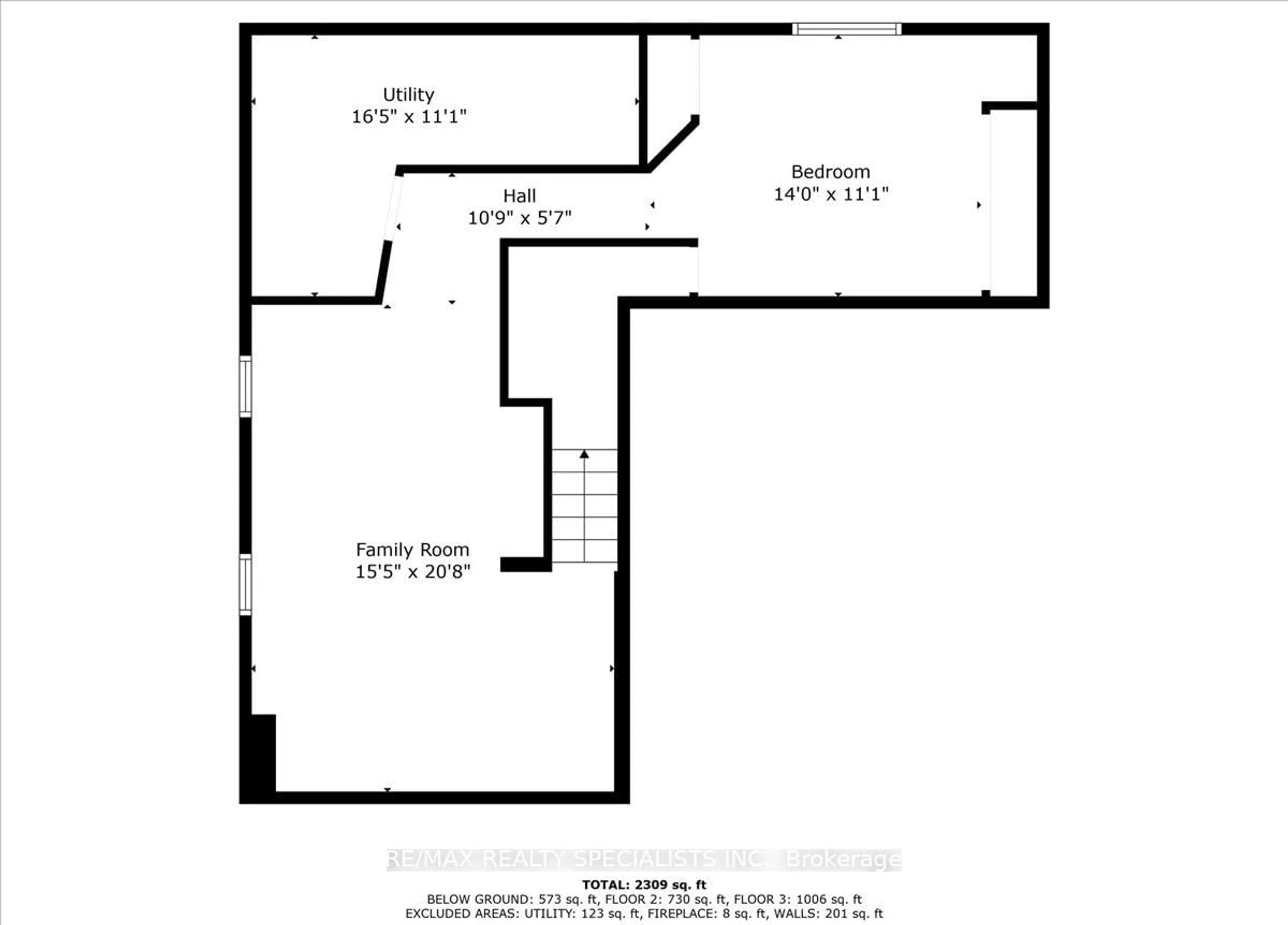 Floor plan for 28 Redcastle St, Brampton Ontario L7A 1Y5