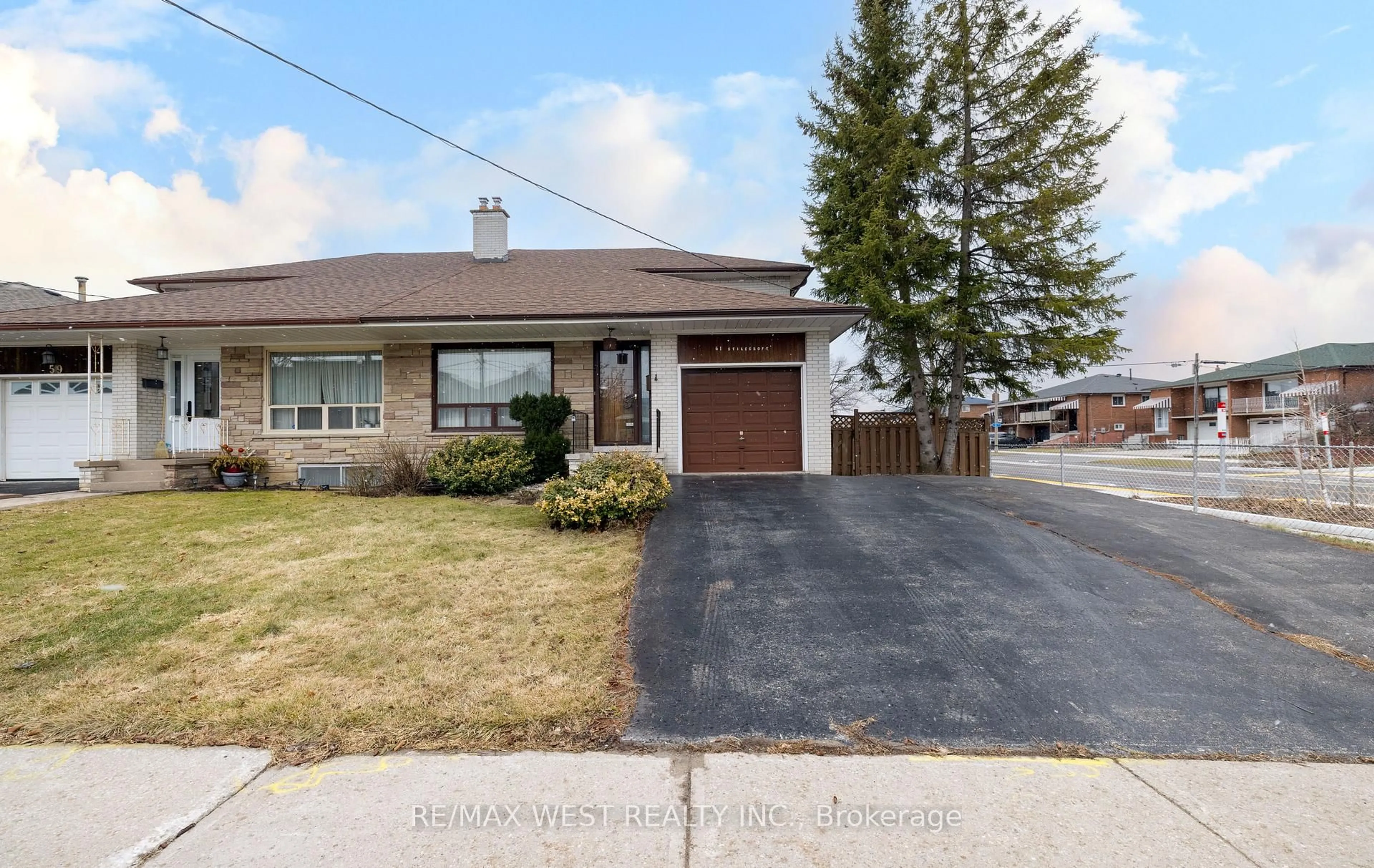 Home with brick exterior material, street for 61 Stilecroft Dr, Toronto Ontario M3J 1A6