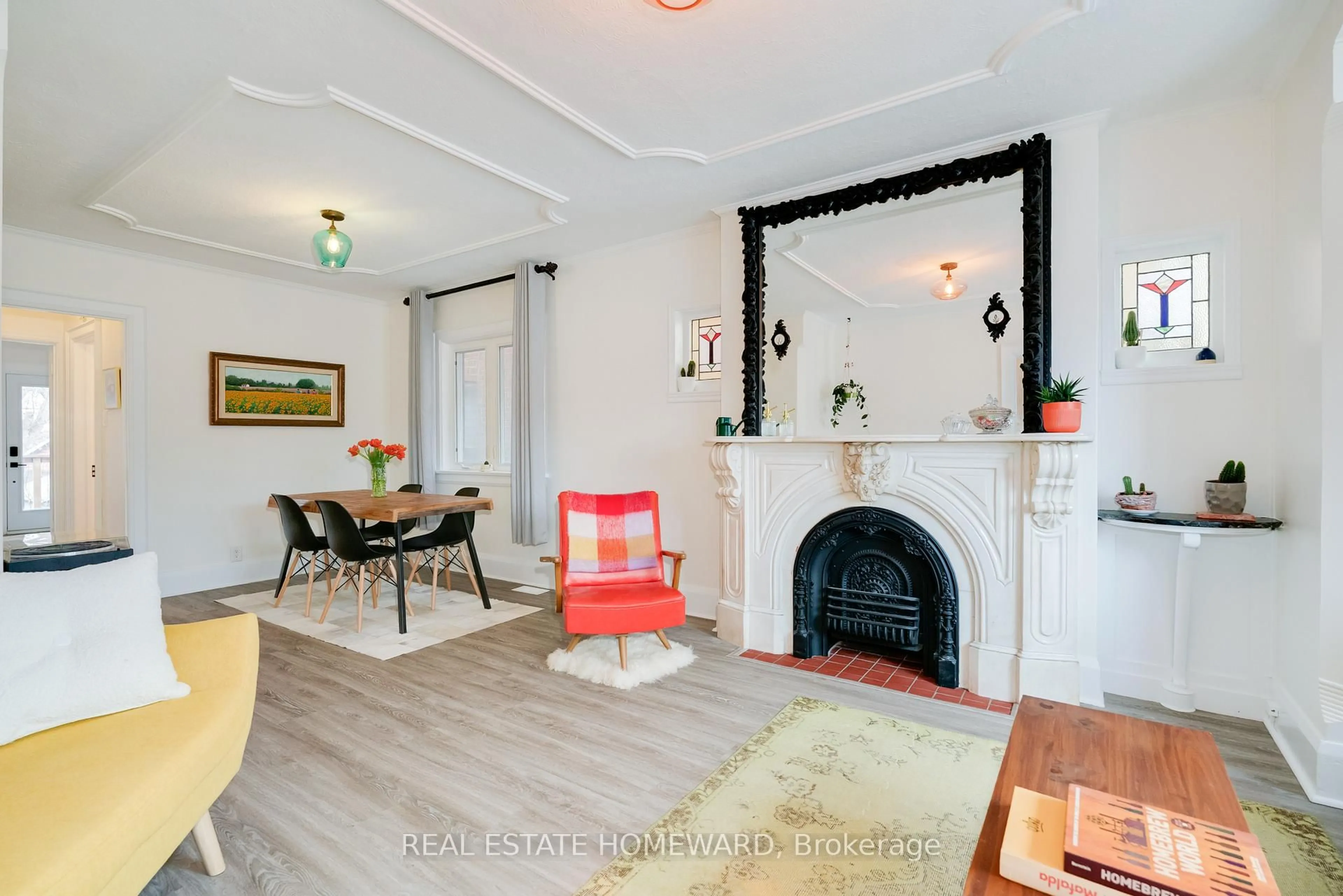 Living room with furniture, unknown for 30 Ronald Ave, Toronto Ontario M6E 4M6